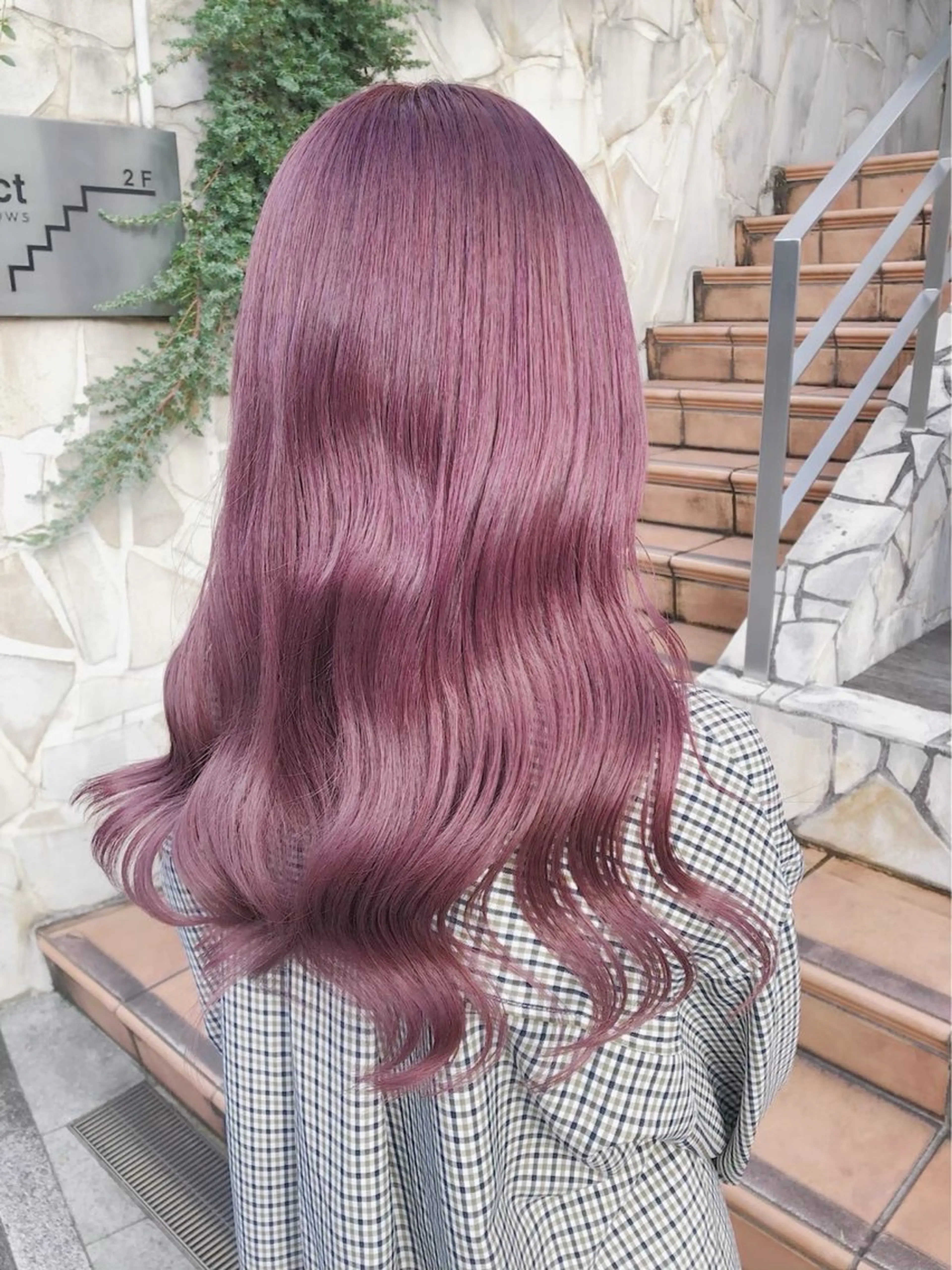 ロング ヘアカラー トリートメント 立川ハイトーン💫 Minoriのヘアスタイル