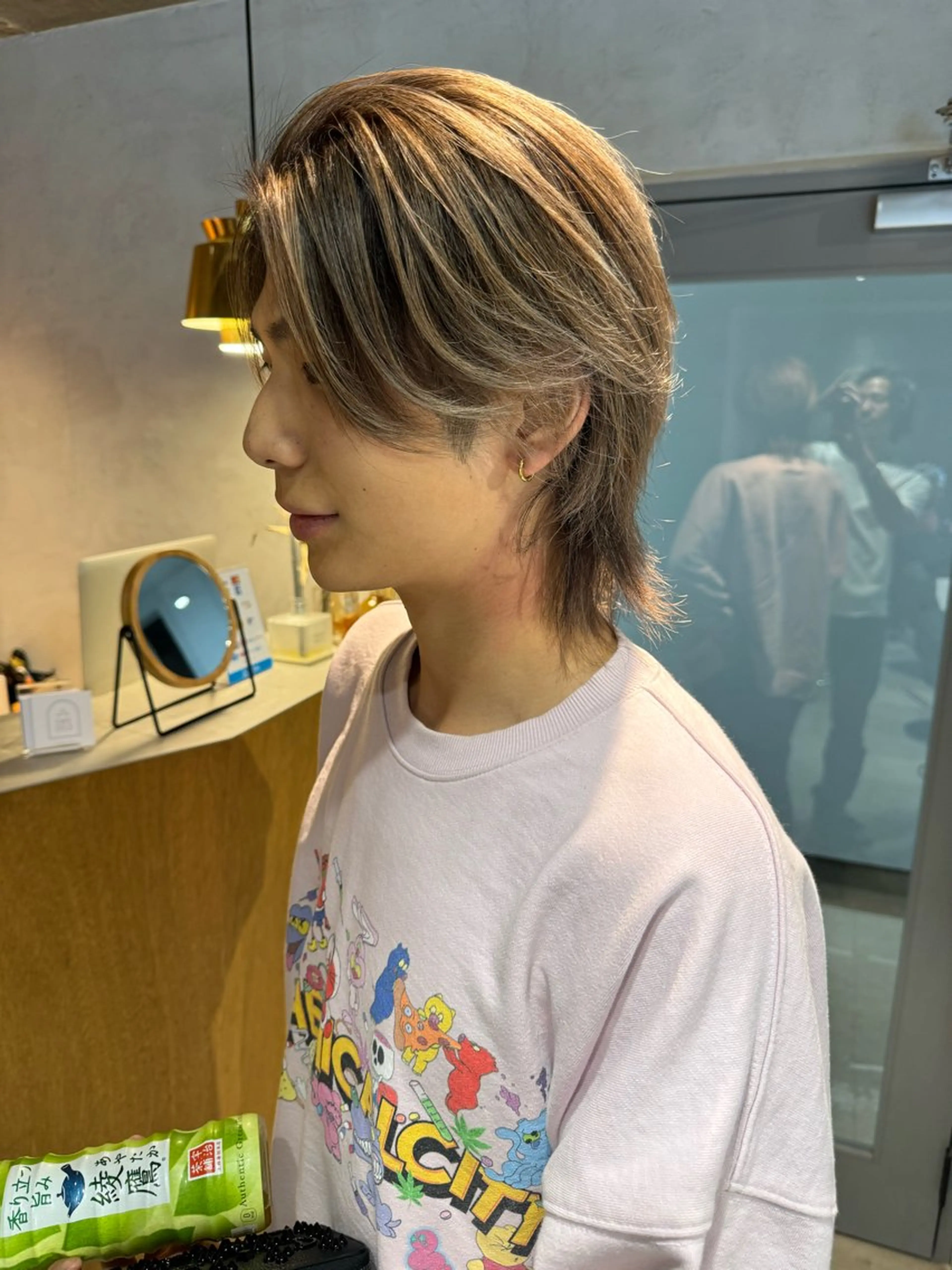 セミロング カラー パーマ ヘアアレンジ メンズ メンズ特化 しゅうへいのヘアスタイル