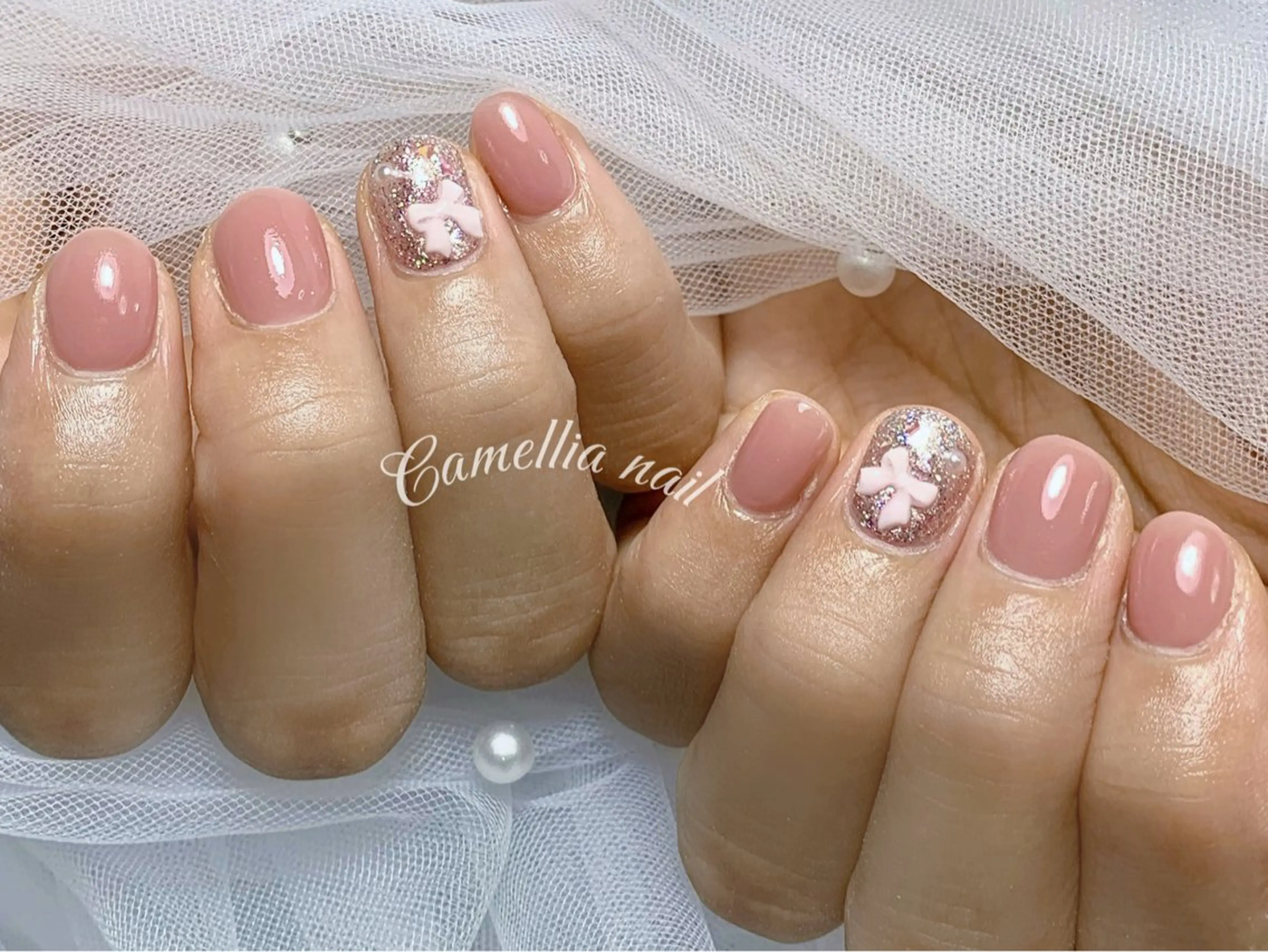 ネイル momoka デザイン長さだしのネイルデザイン