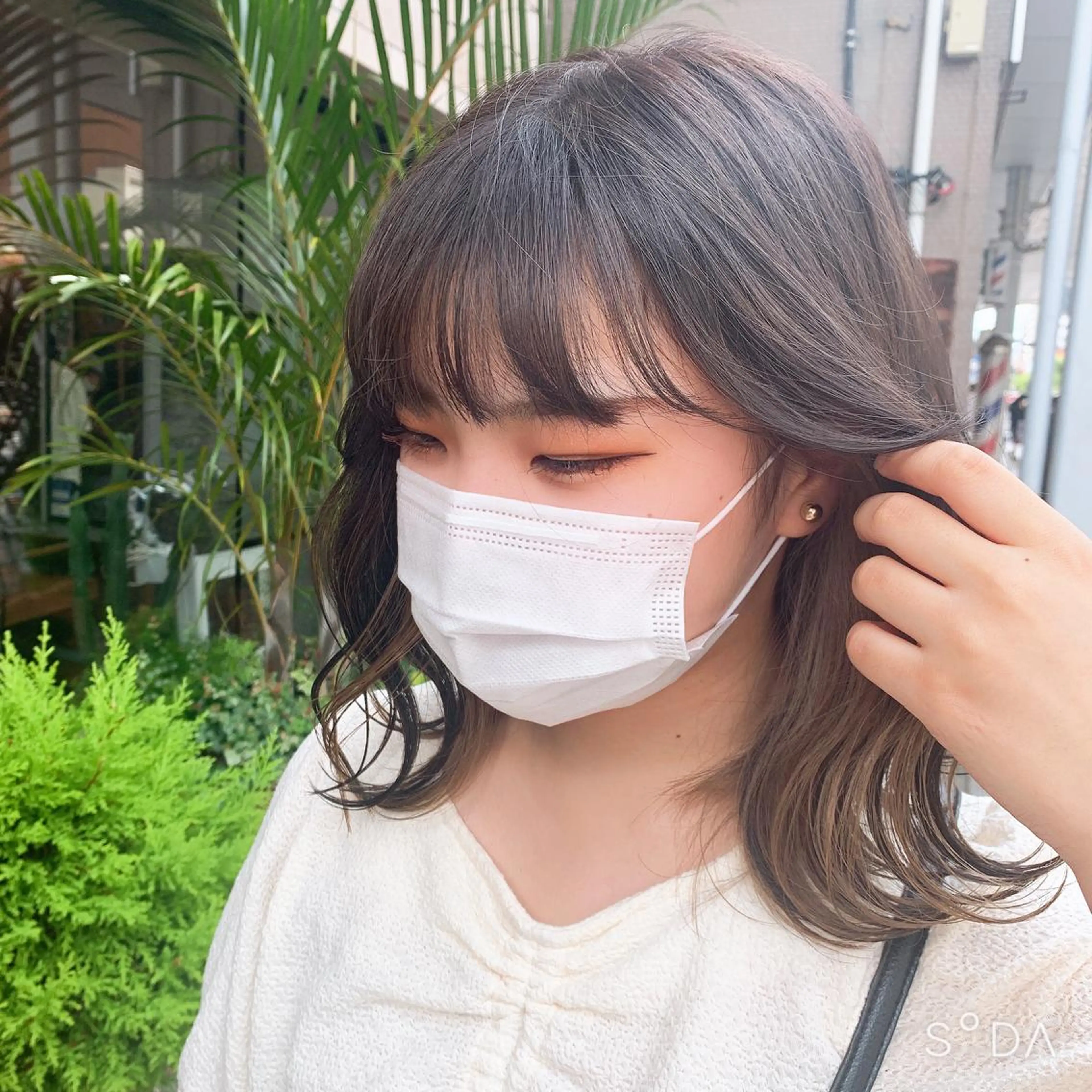 ミディアム カット ヘアカラー SHIAN 八王子👼鬼塚さやかのヘアスタイル