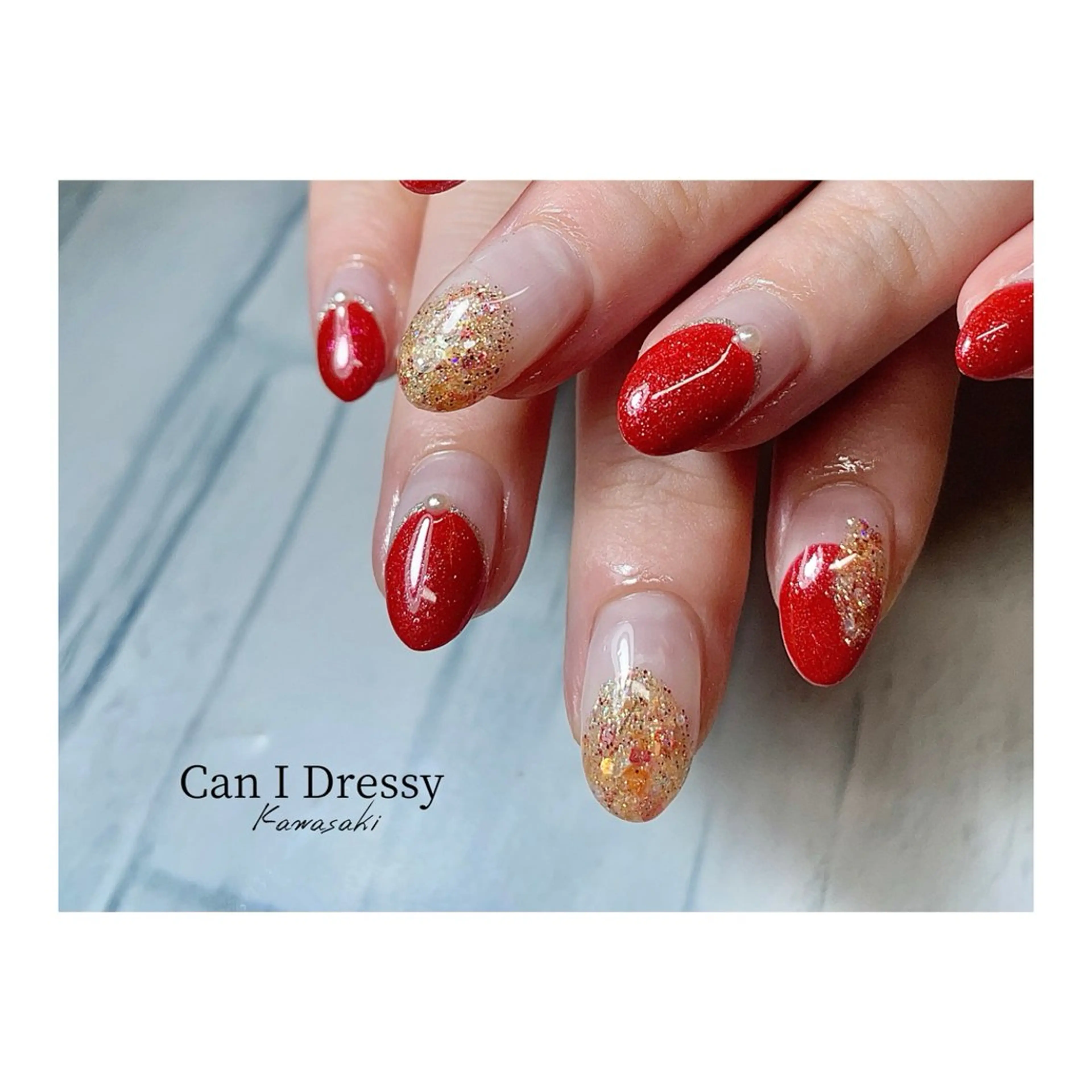 ネイル ハンドネイル Can I 川崎店 三島 久美子のネイルデザイン