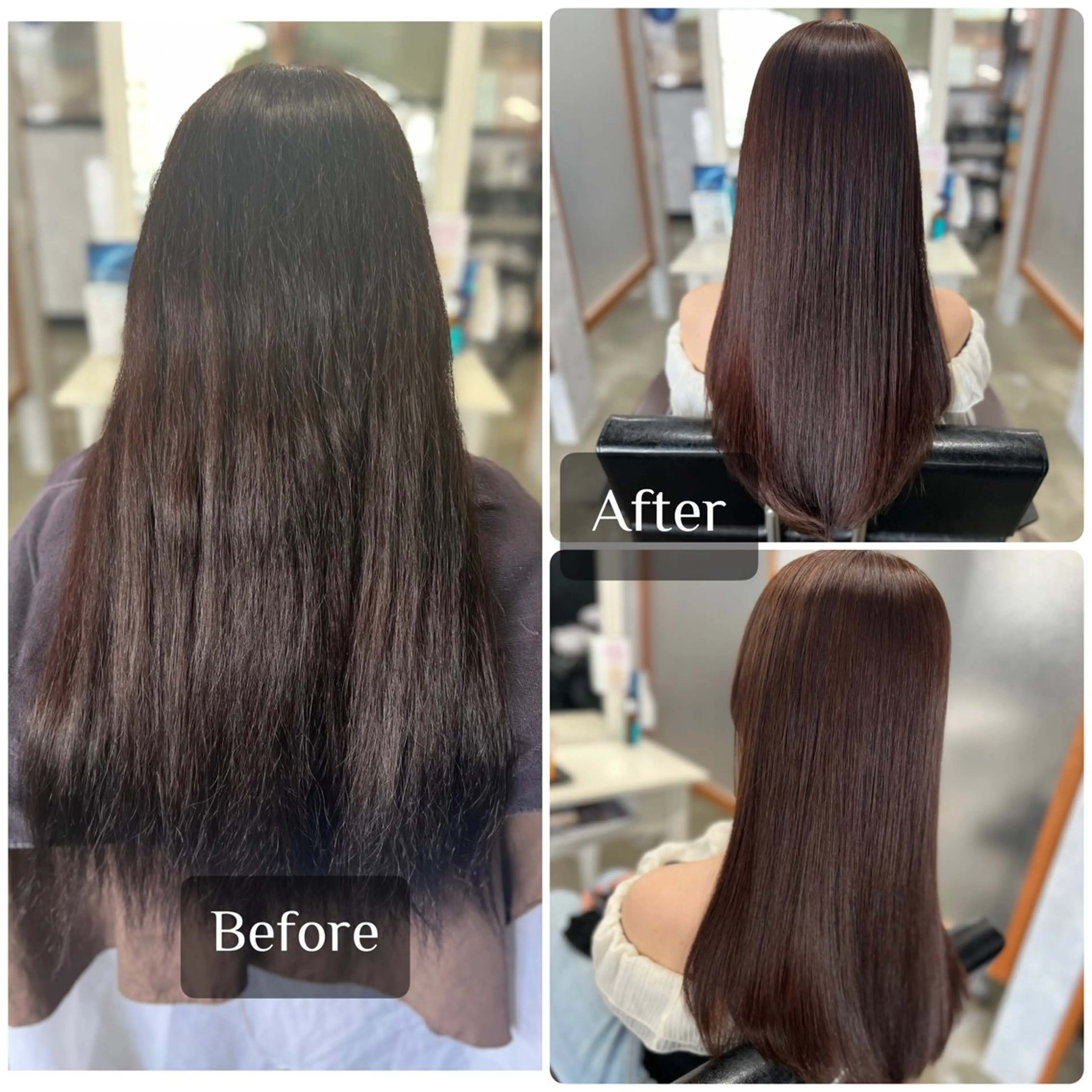 ロング 髪質改善 レイヤーカット ロング 縮毛矯正 トリートメント 縮毛矯正 Style Tのヘアスタイル