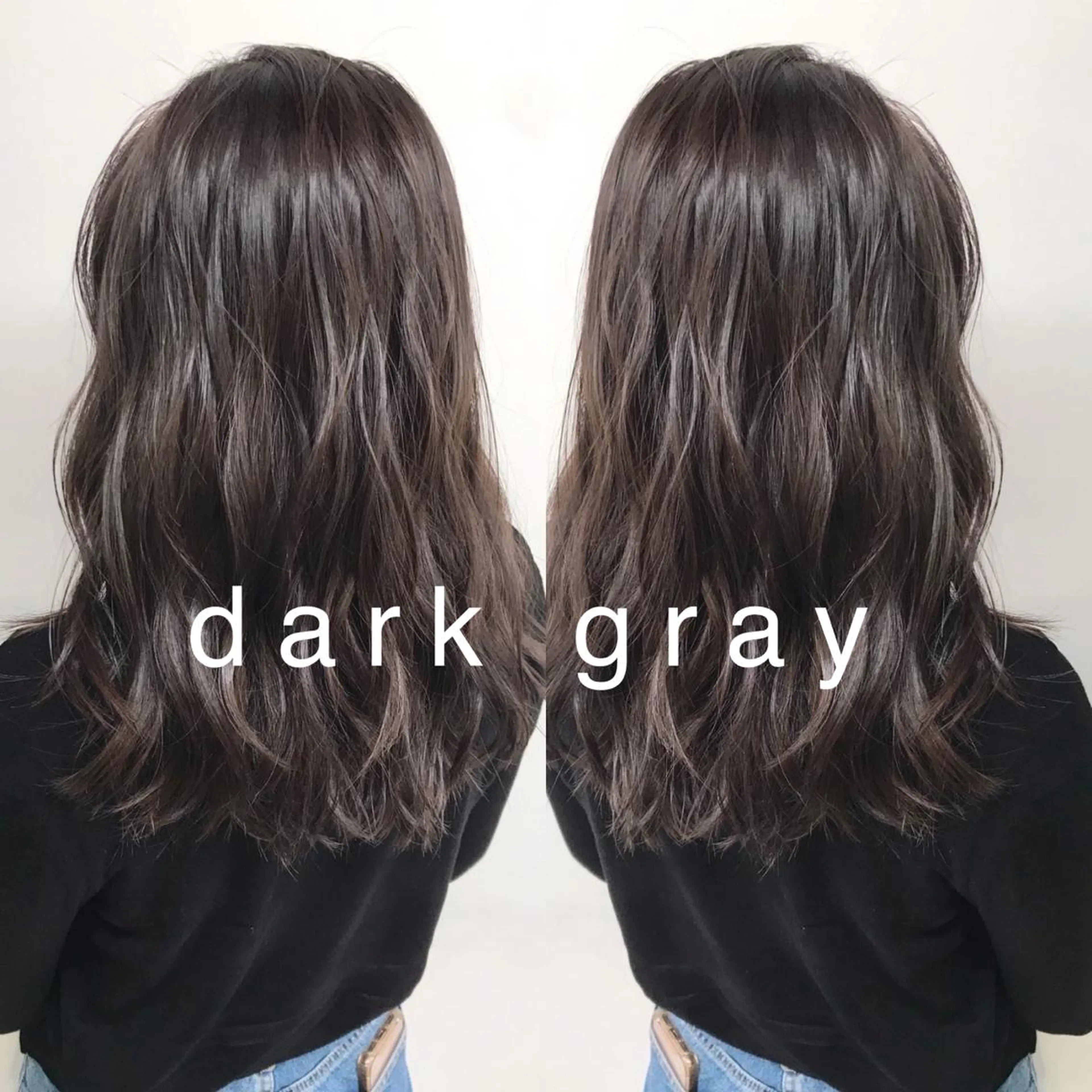 ロング カラー 透明感カラー グレージュ ♡透け感カラー 大賀哲平♡のヘアスタイル