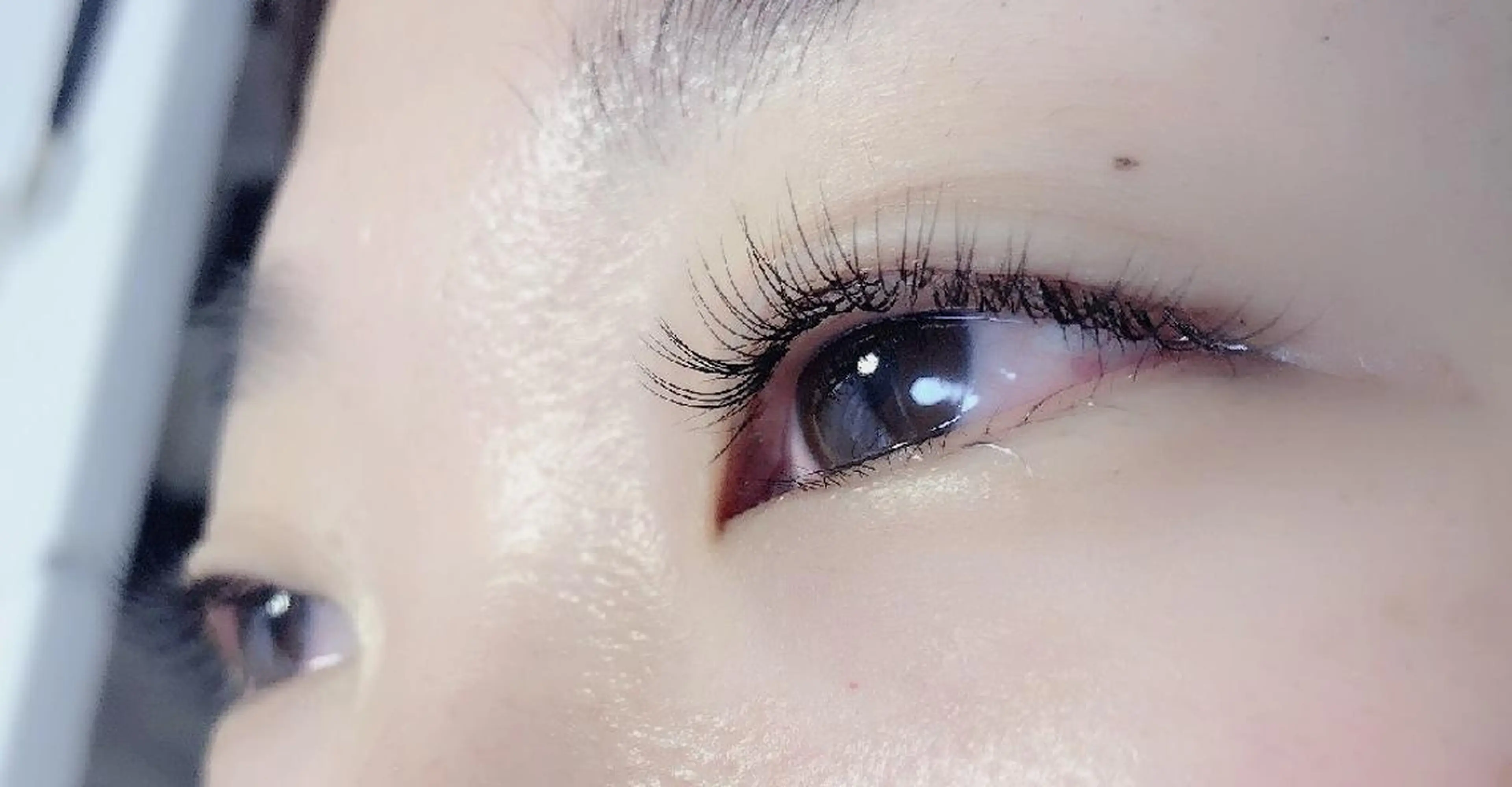 マツエク・マツパ 付け放題 フラットラッシュ ナチュラル まつげパーマ 一重×まつ毛パーマ マツエク 吉岡 ゆうなのマツエク・マツパデザイン