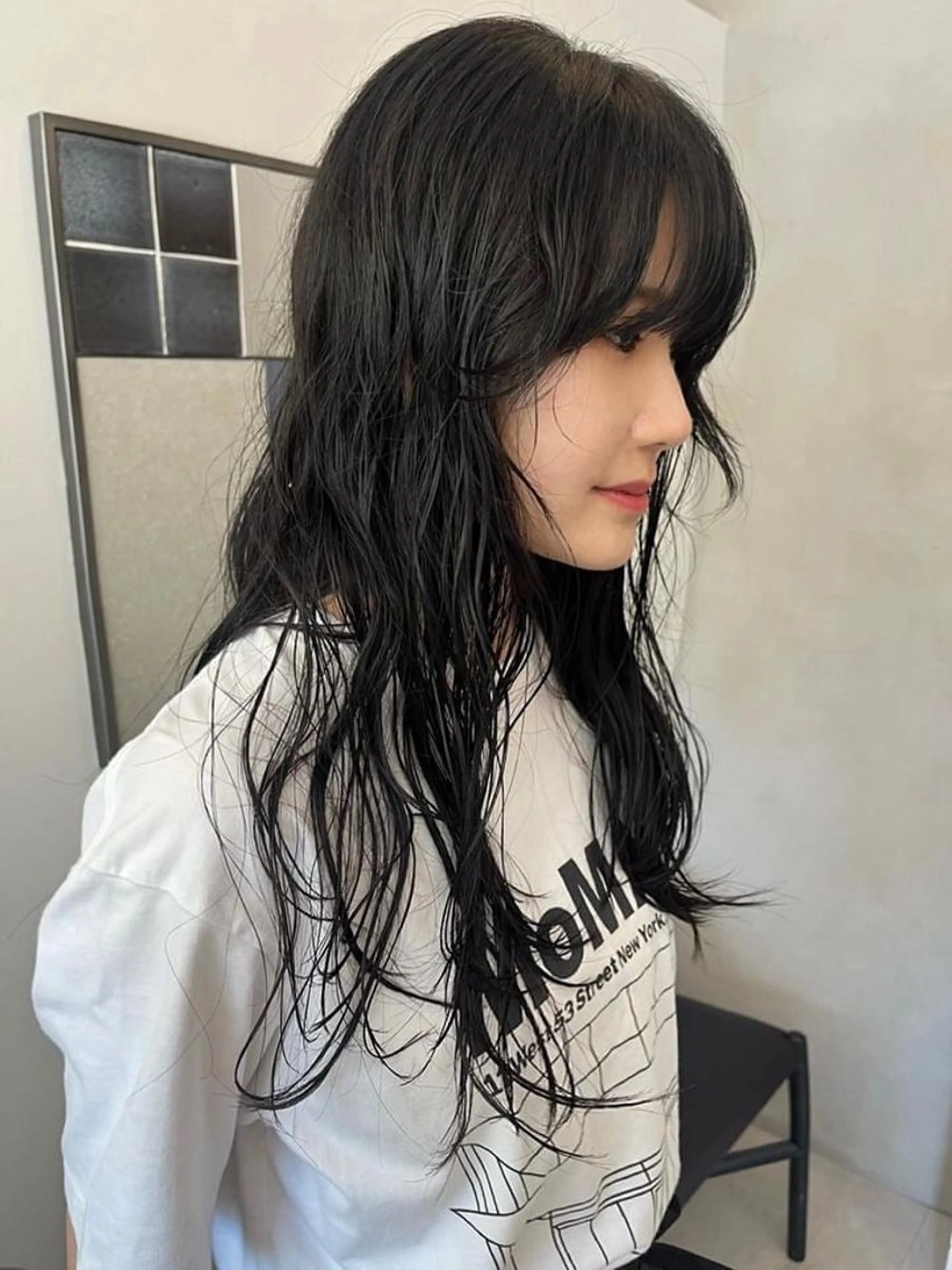 ロング パーマ 彩葉/ブリーチ/ カットモデル栄・伏見のヘアスタイル