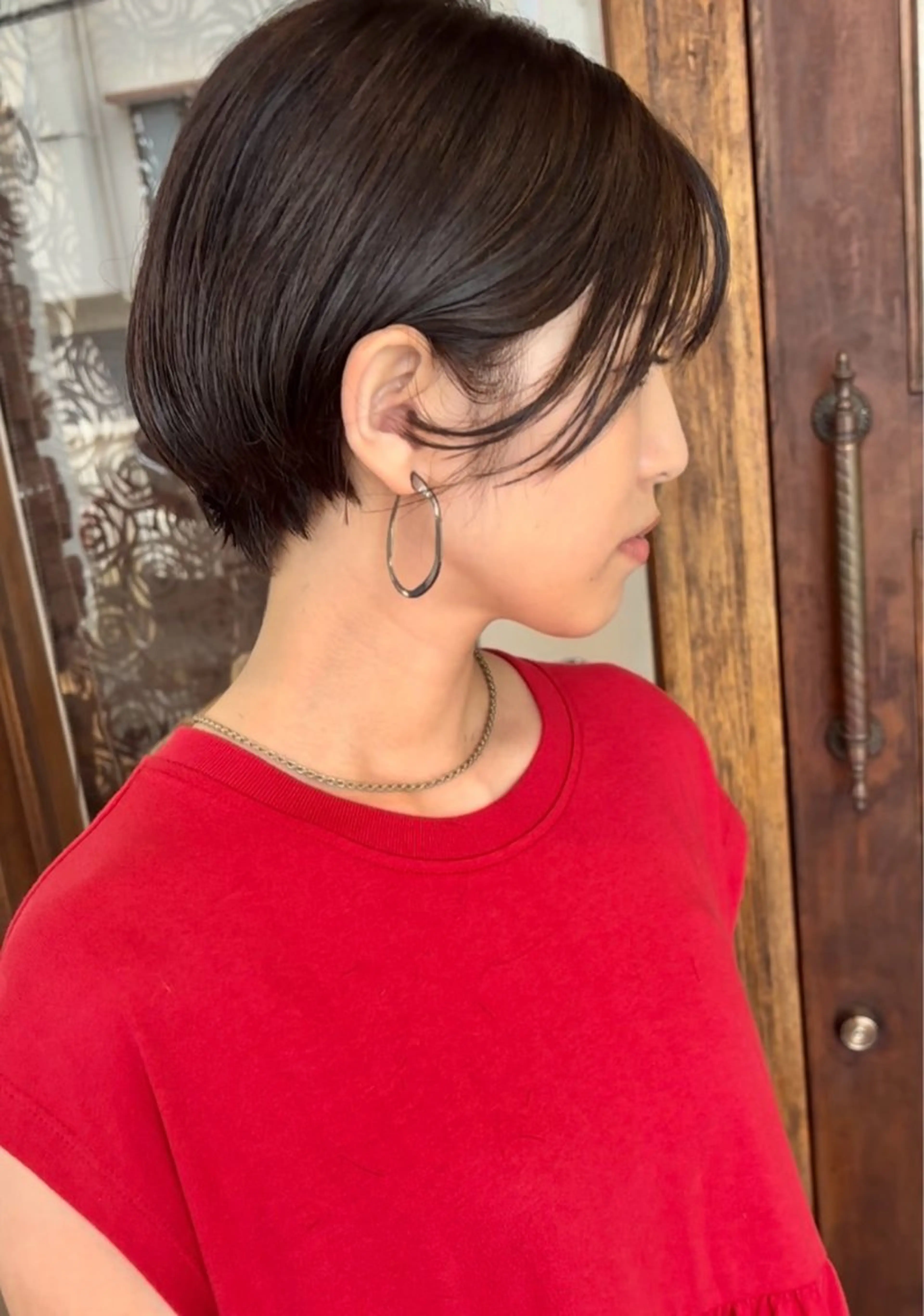 ショート カラー イルミナカラー カット ヘアカラー grand juteのヘアスタイル