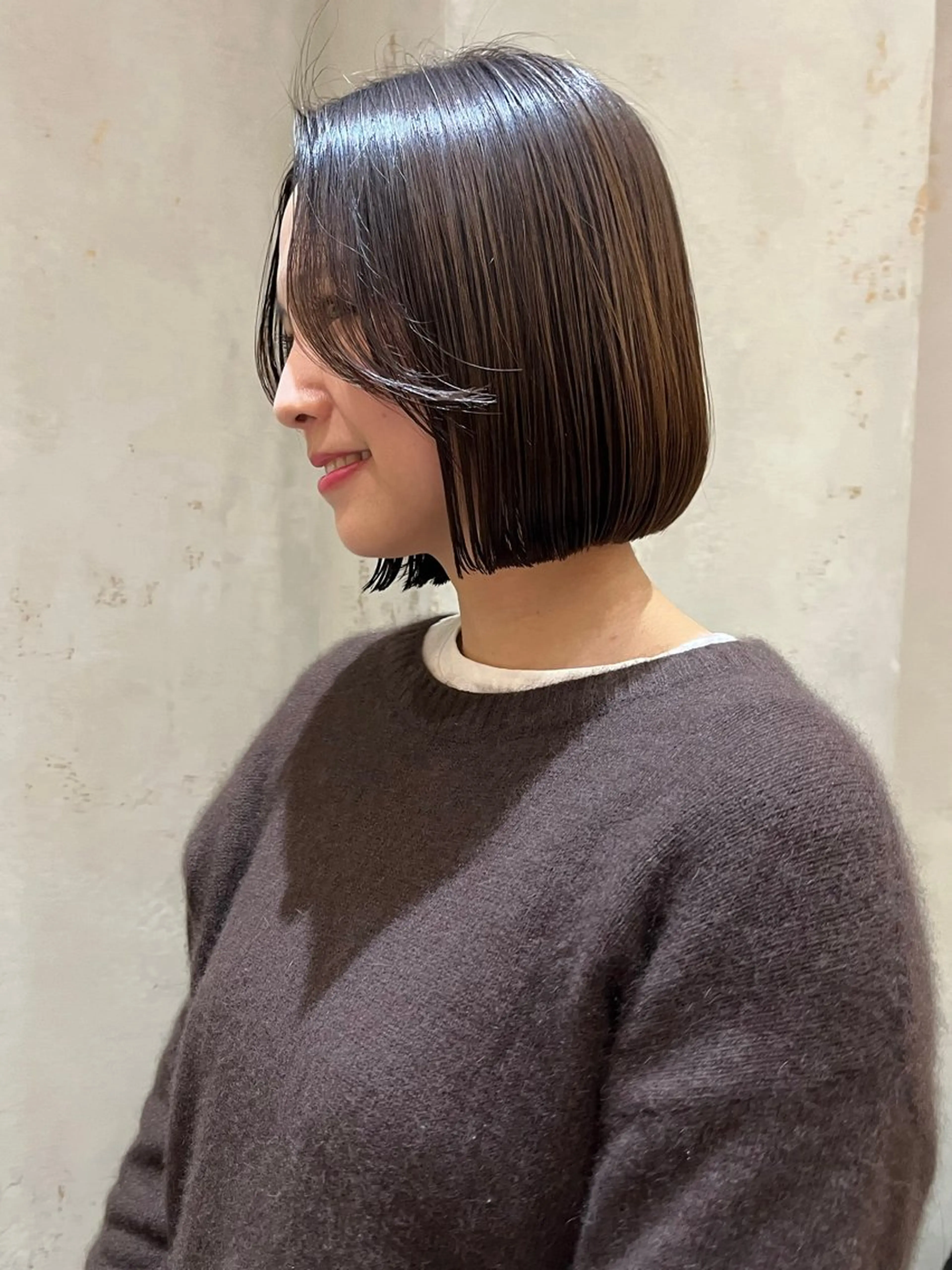 ショート カット ヘアカラー トリートメント 🩵LondBOY 韓国/ボブ/レイヤーのヘアスタイル