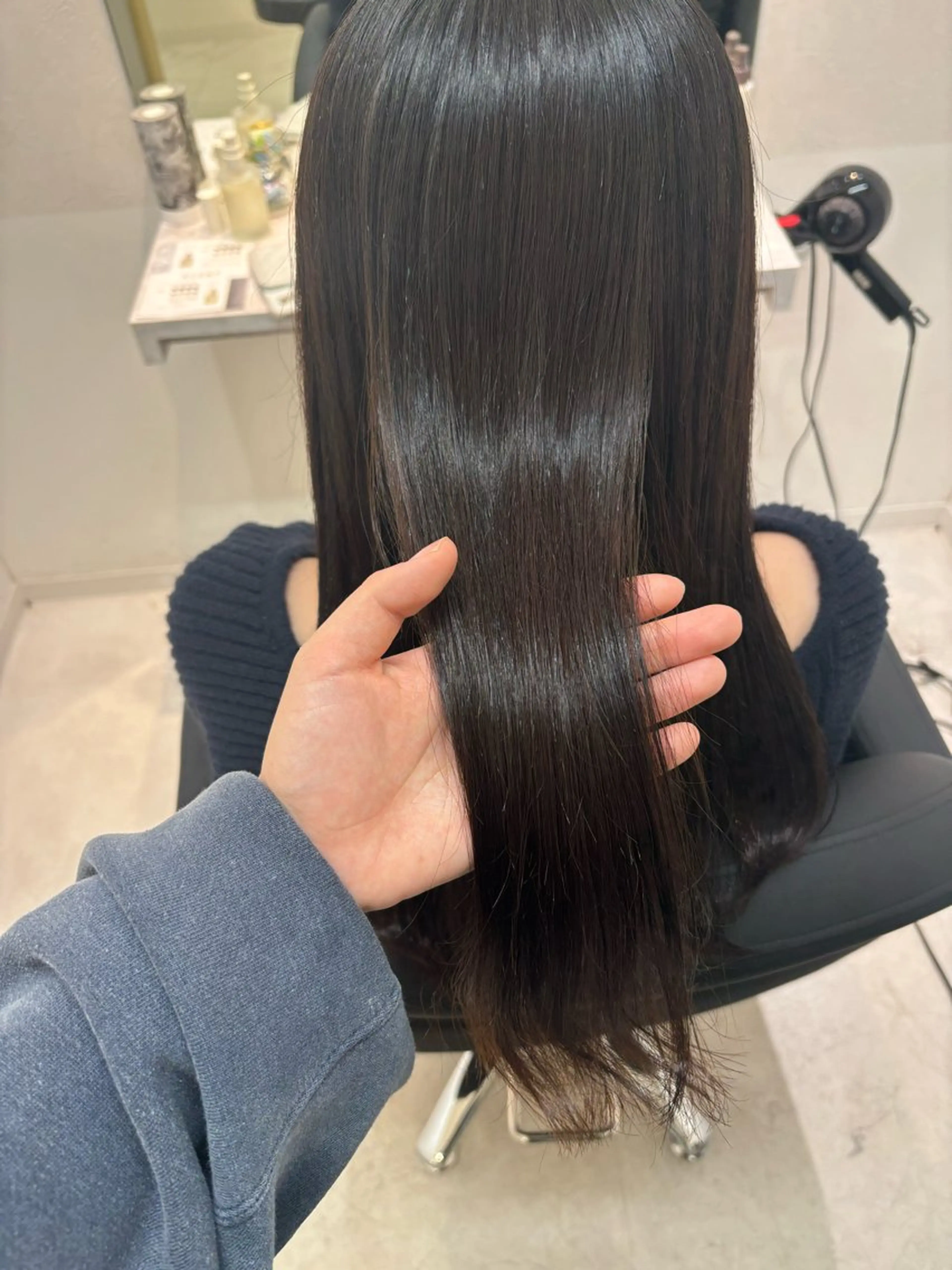 【美髪爆誕🪄︎︎◝✩】縮毛矯正+ハホニコtrの写真