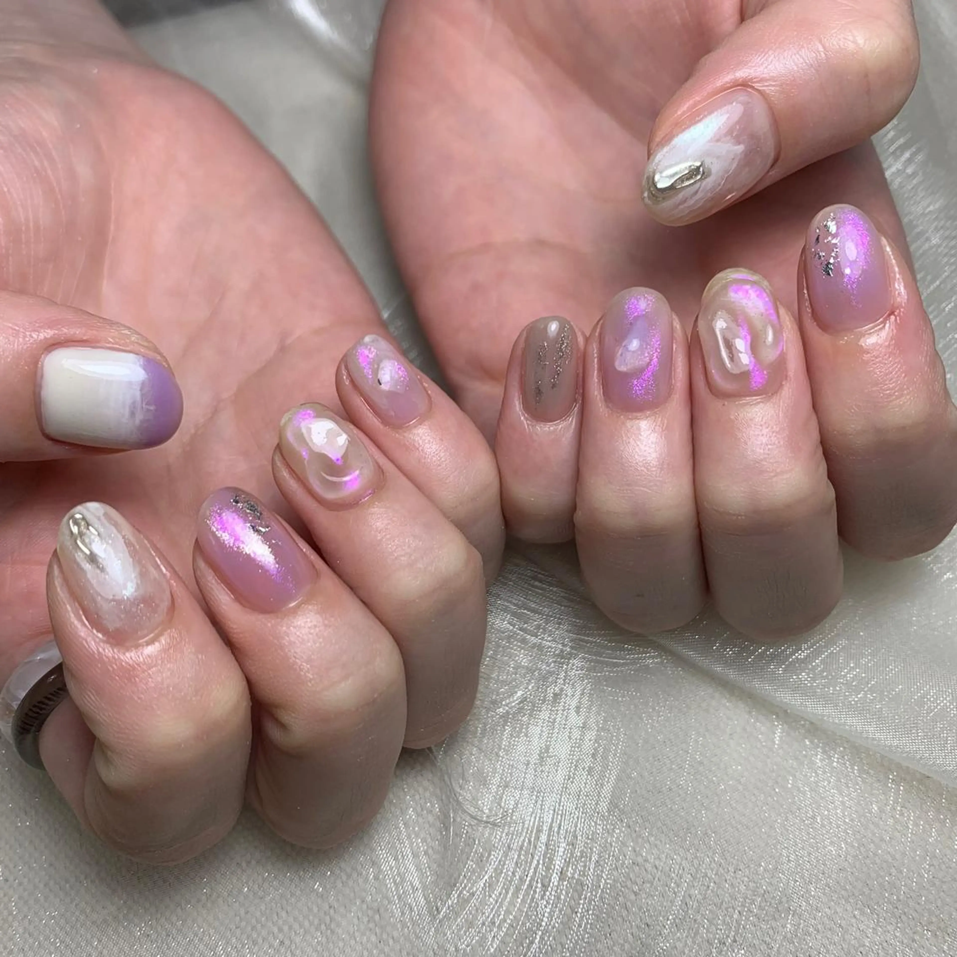 ネイル ハンドネイル 里見 麗のネイルデザイン