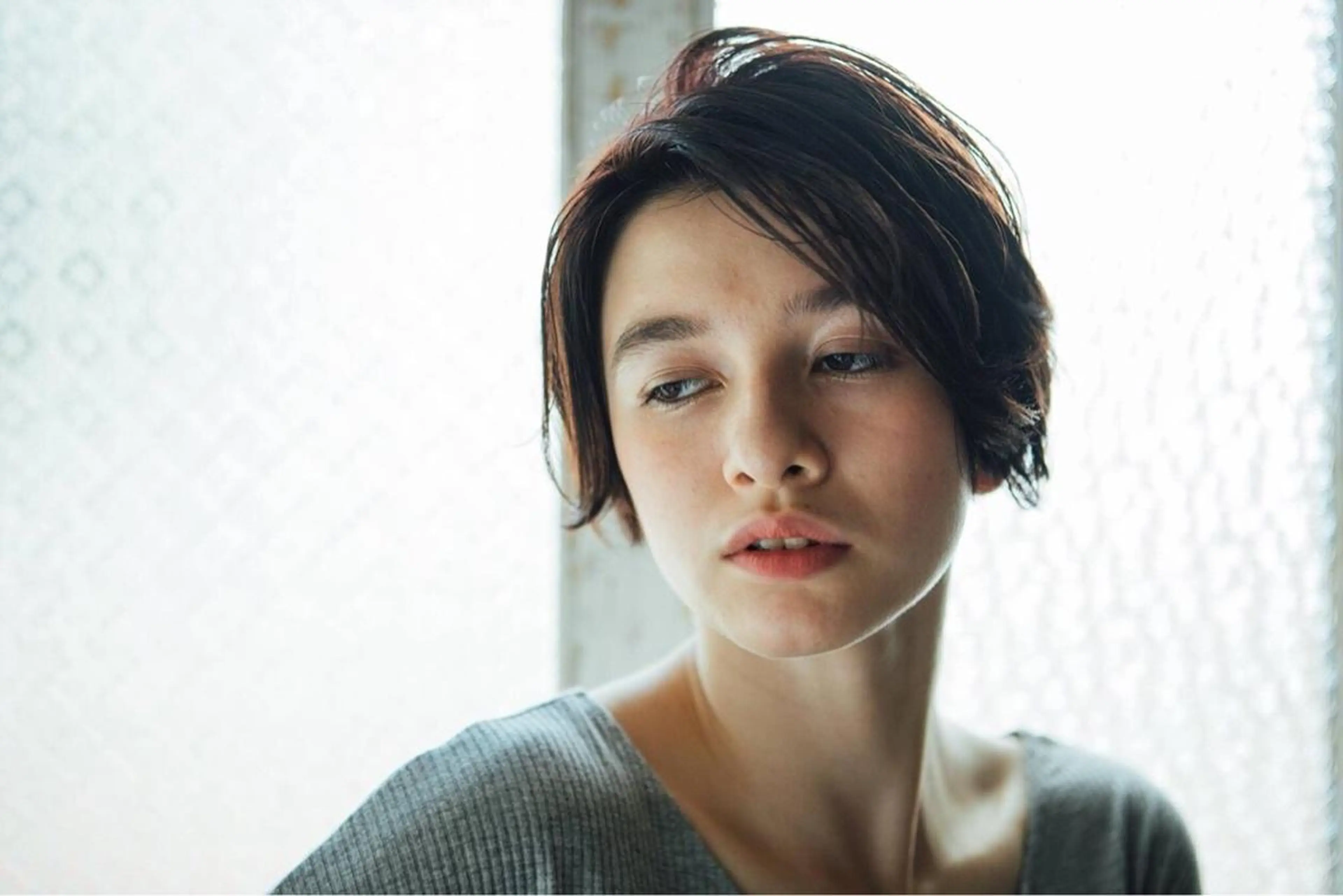 ショート 【大人髪】men's パーマ/潤艶髪のヘアスタイル