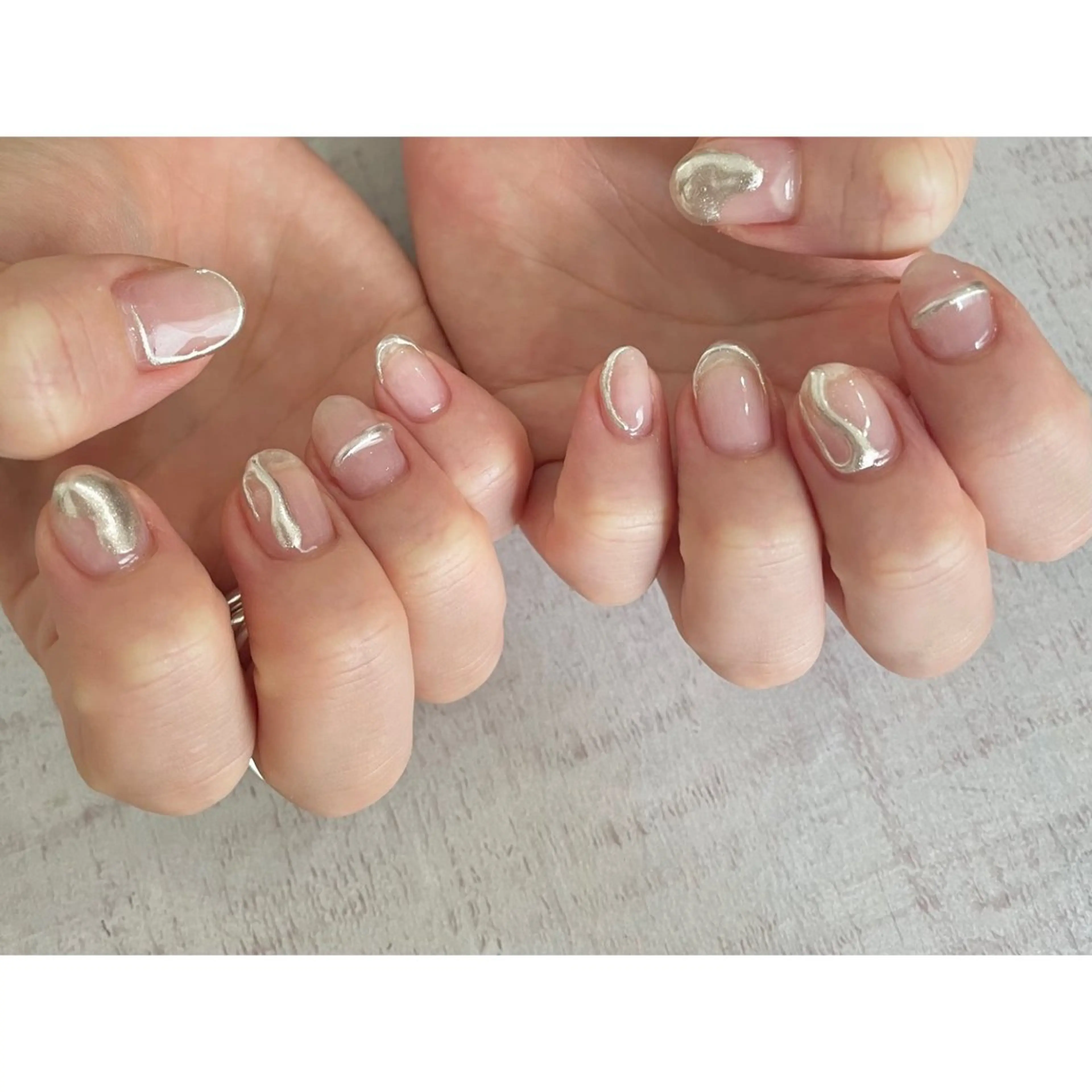 ネイル 𖡼 yumenoのネイルデザイン