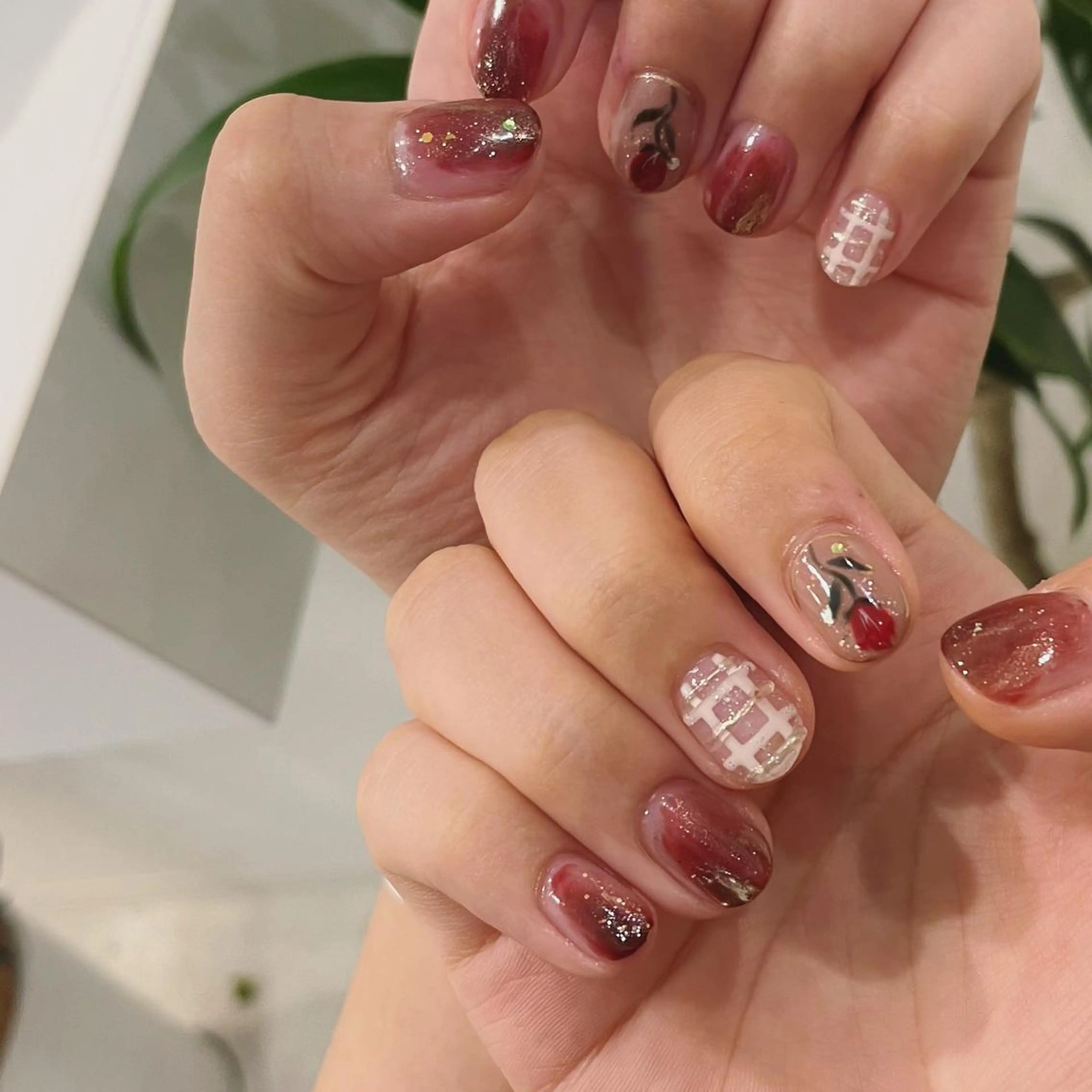 ネイル 持ち込み ハンドネイル MIUNail YUMIのネイルデザイン