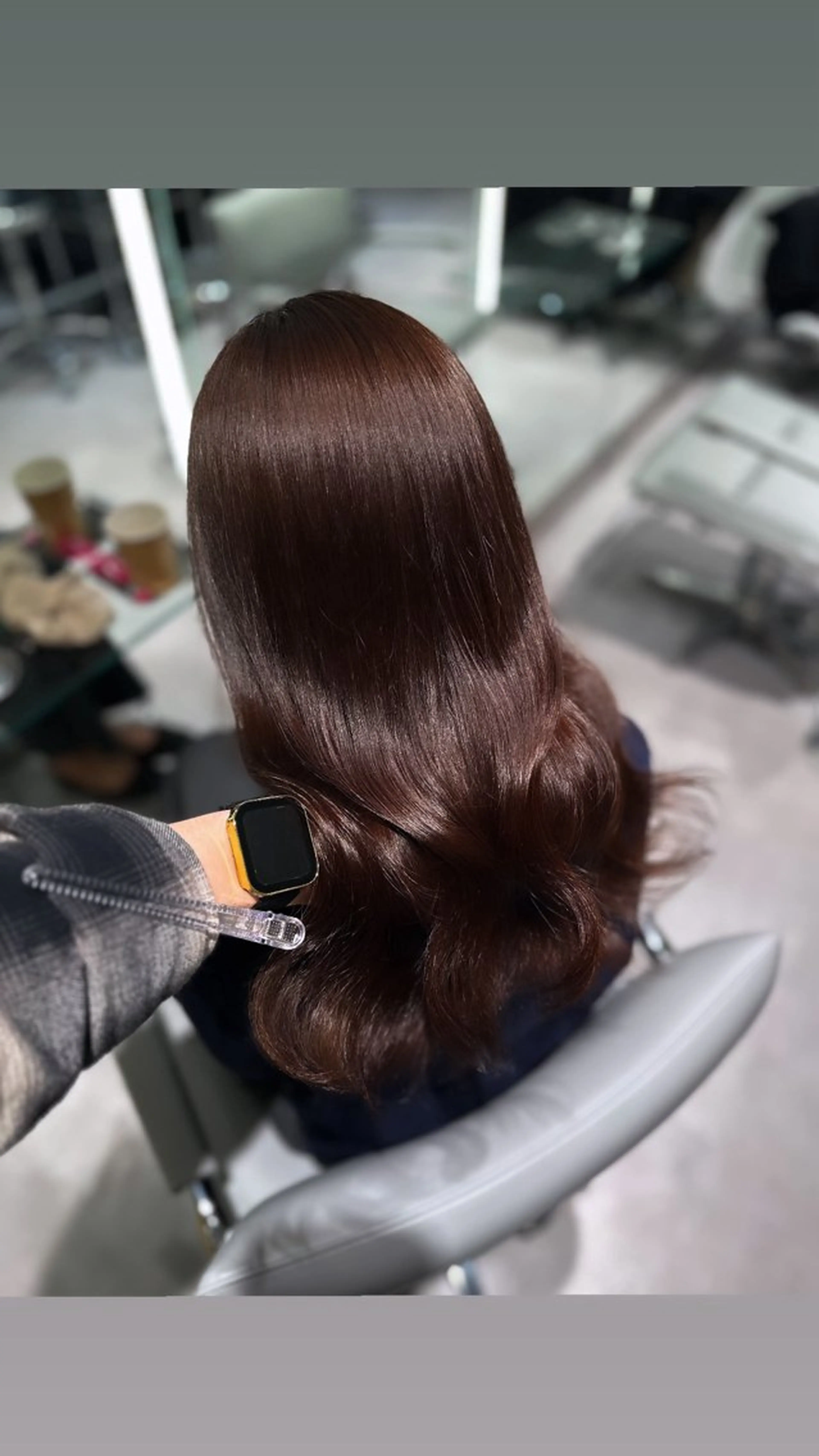 【人気Ｎｏ.3⠀】カット+髪質改善カラー+髪質改善トリートメント🫧の写真