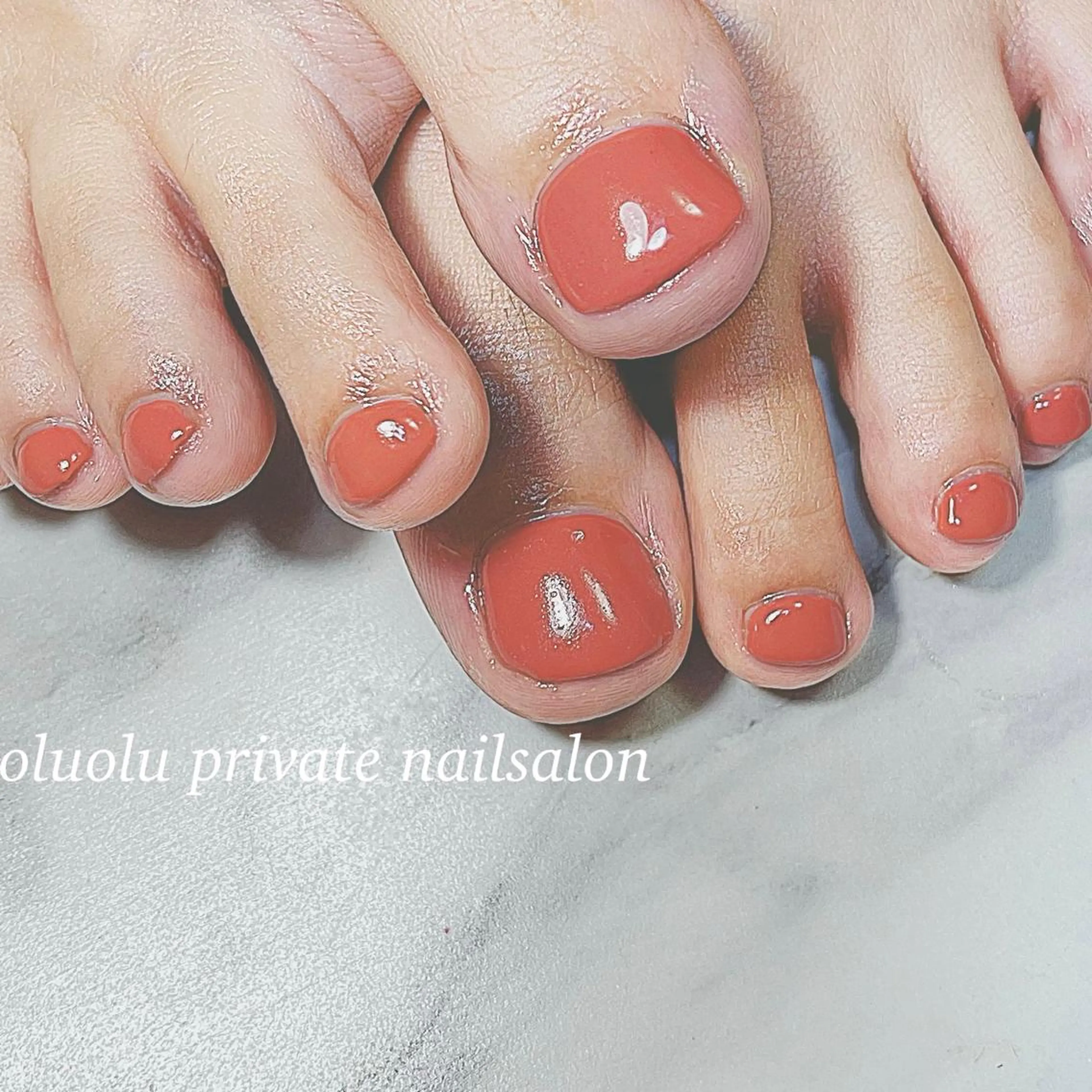 ネイル アートネイル 長さ出し フットネイル ジェルネイル ニュアンスネイル フットネイル 大村 紬華のネイルデザイン