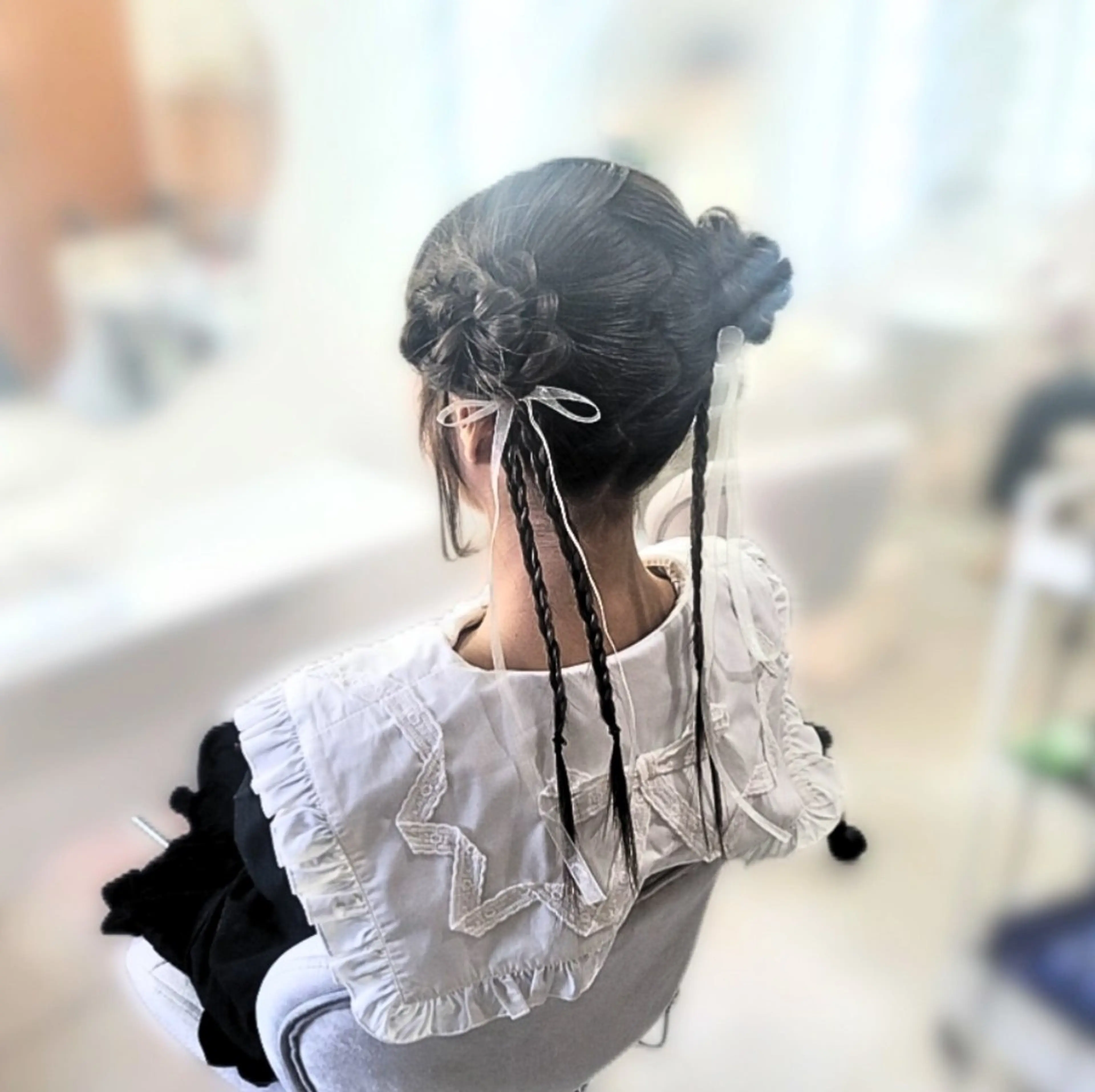 【8:00〜9:00】ヘアセットの写真