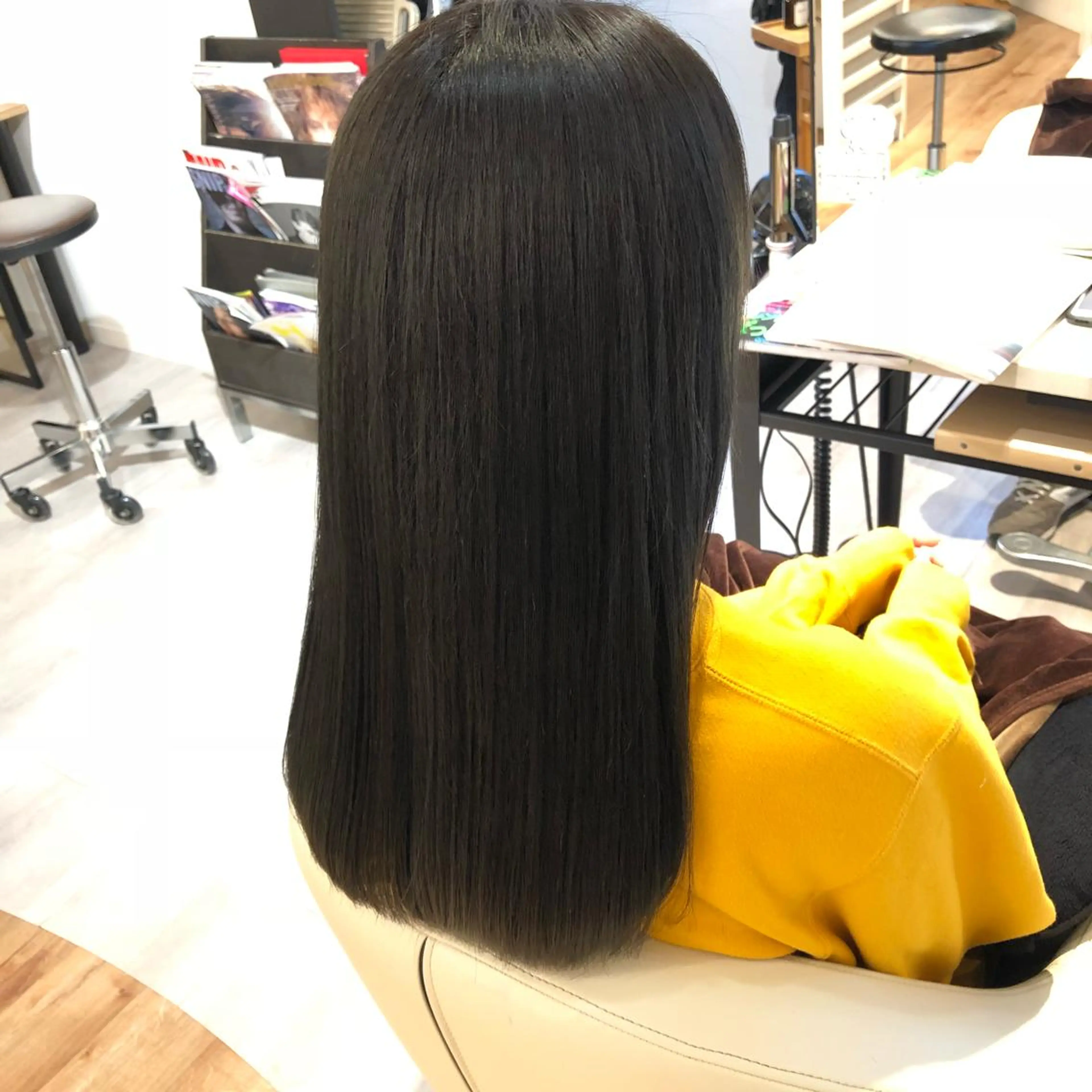 ロング カラー 金子 富士のヘアスタイル