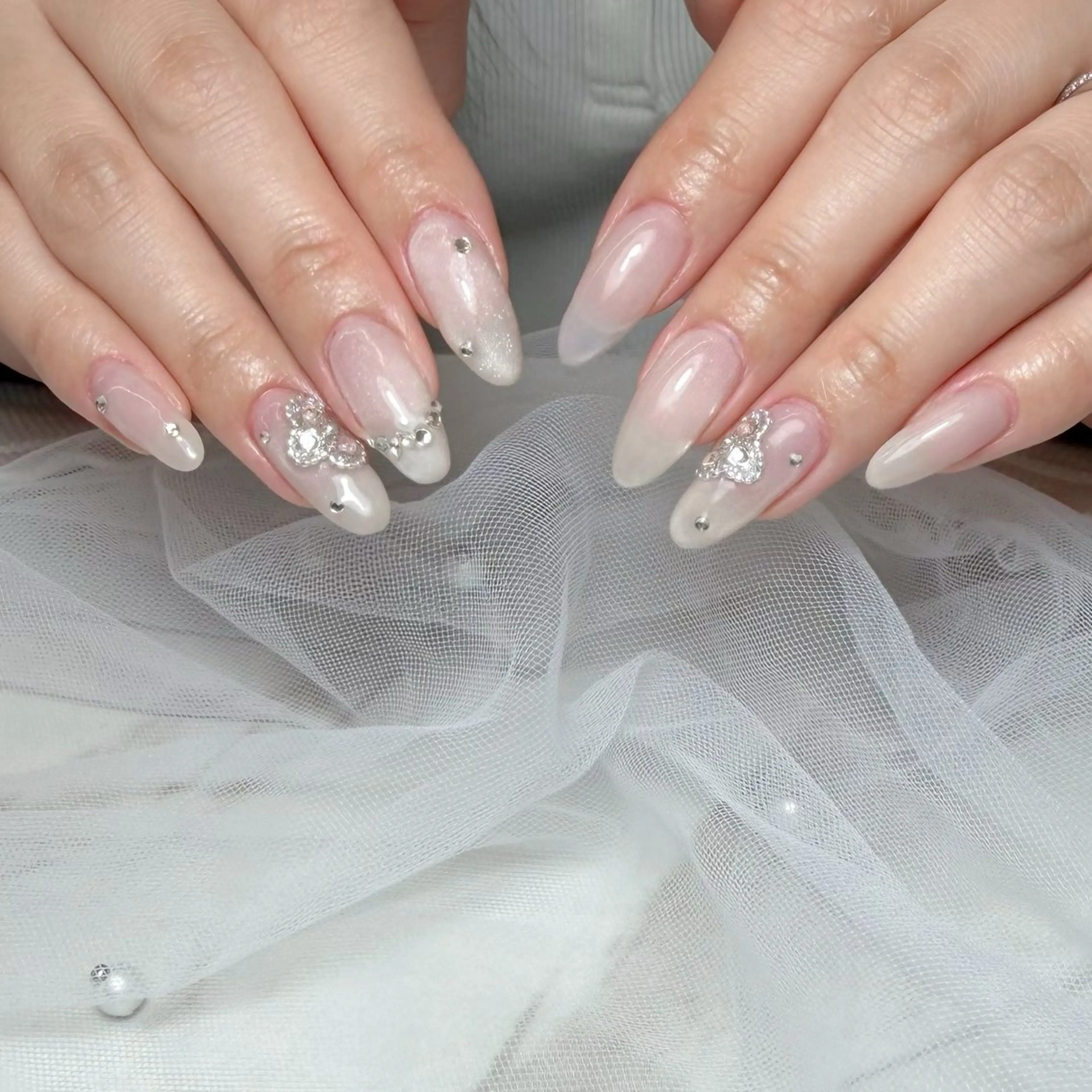 ネイル ハンドネイル mau🩵nail 堺筋本町｜心斎橋のネイルデザイン