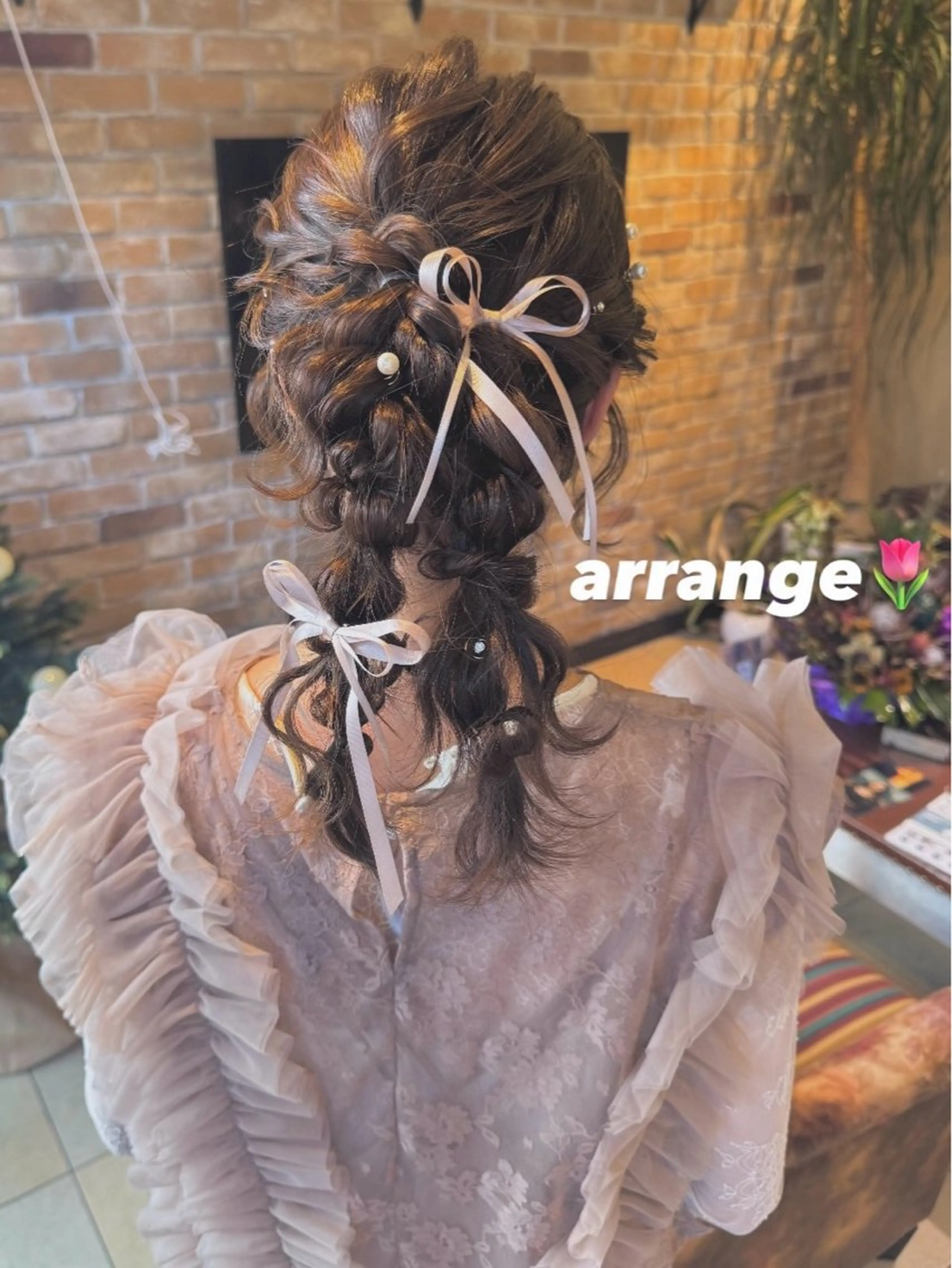 ロング ヘアアレンジ ヘアセット Lyhair🦊🎀 AKIのヘアスタイル