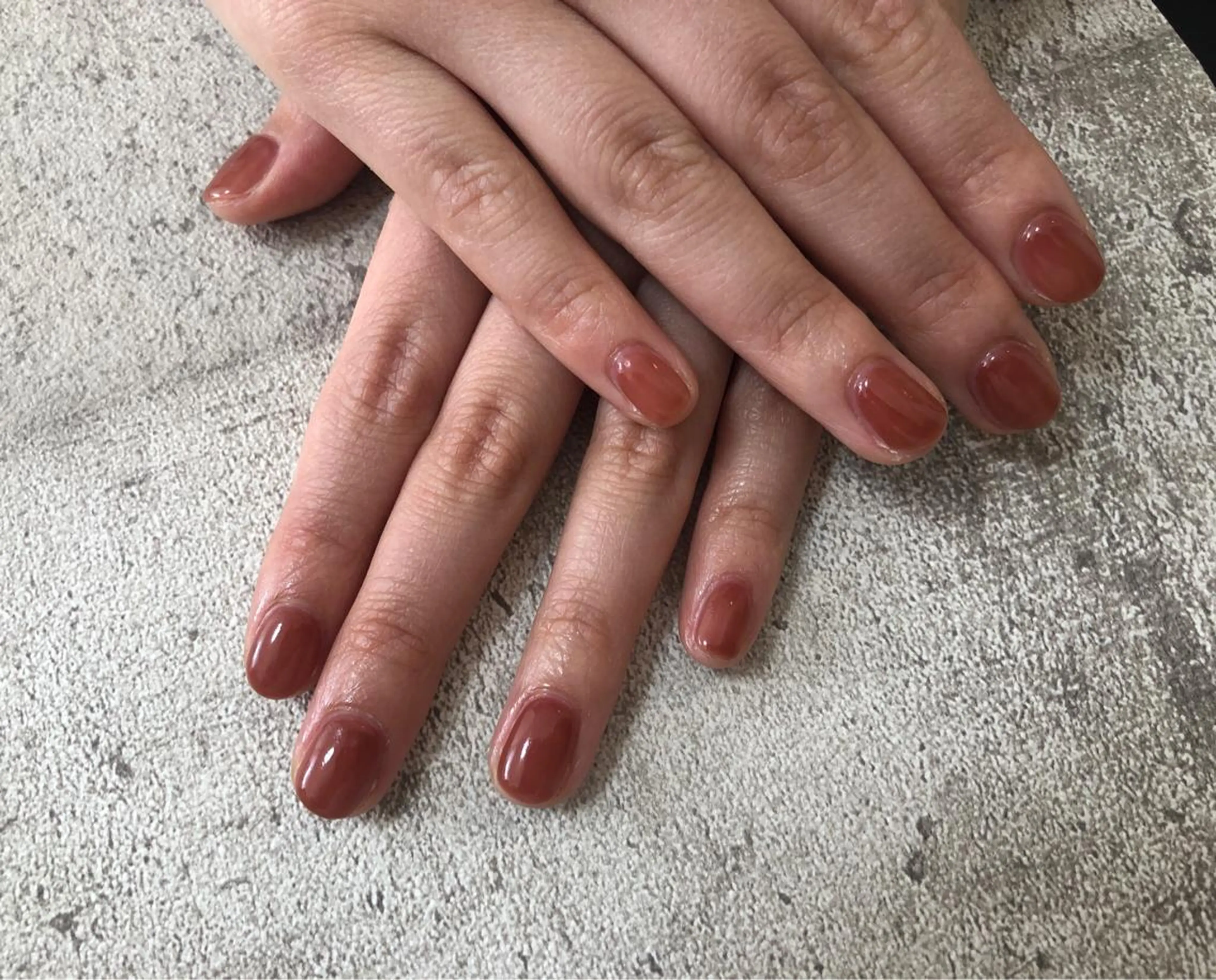 ネイル ワンカラーネイル ハンドネイル mogunail &blowのネイルデザイン