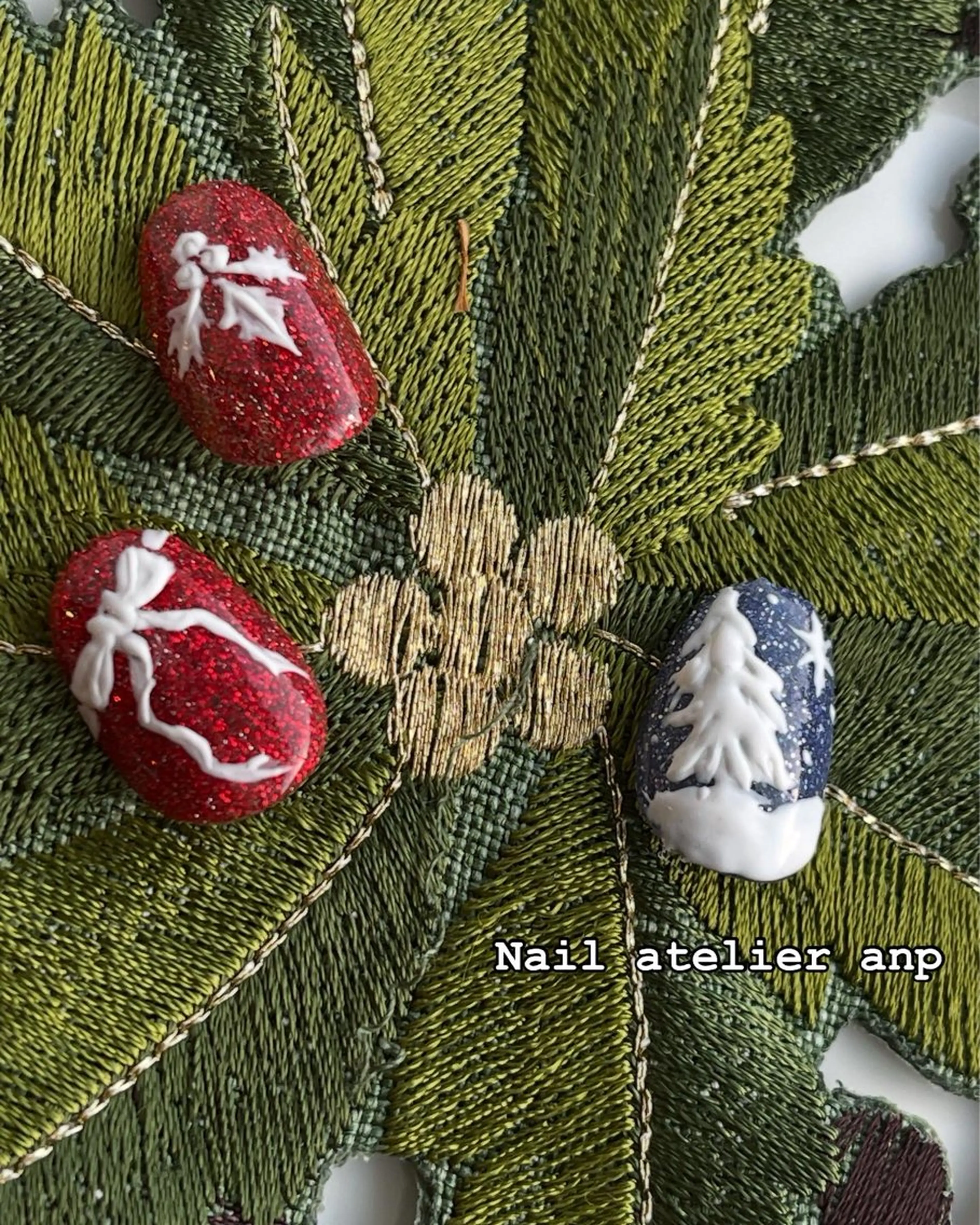 ネイル 冬ネイル クリスマス nail _anpのネイルデザイン