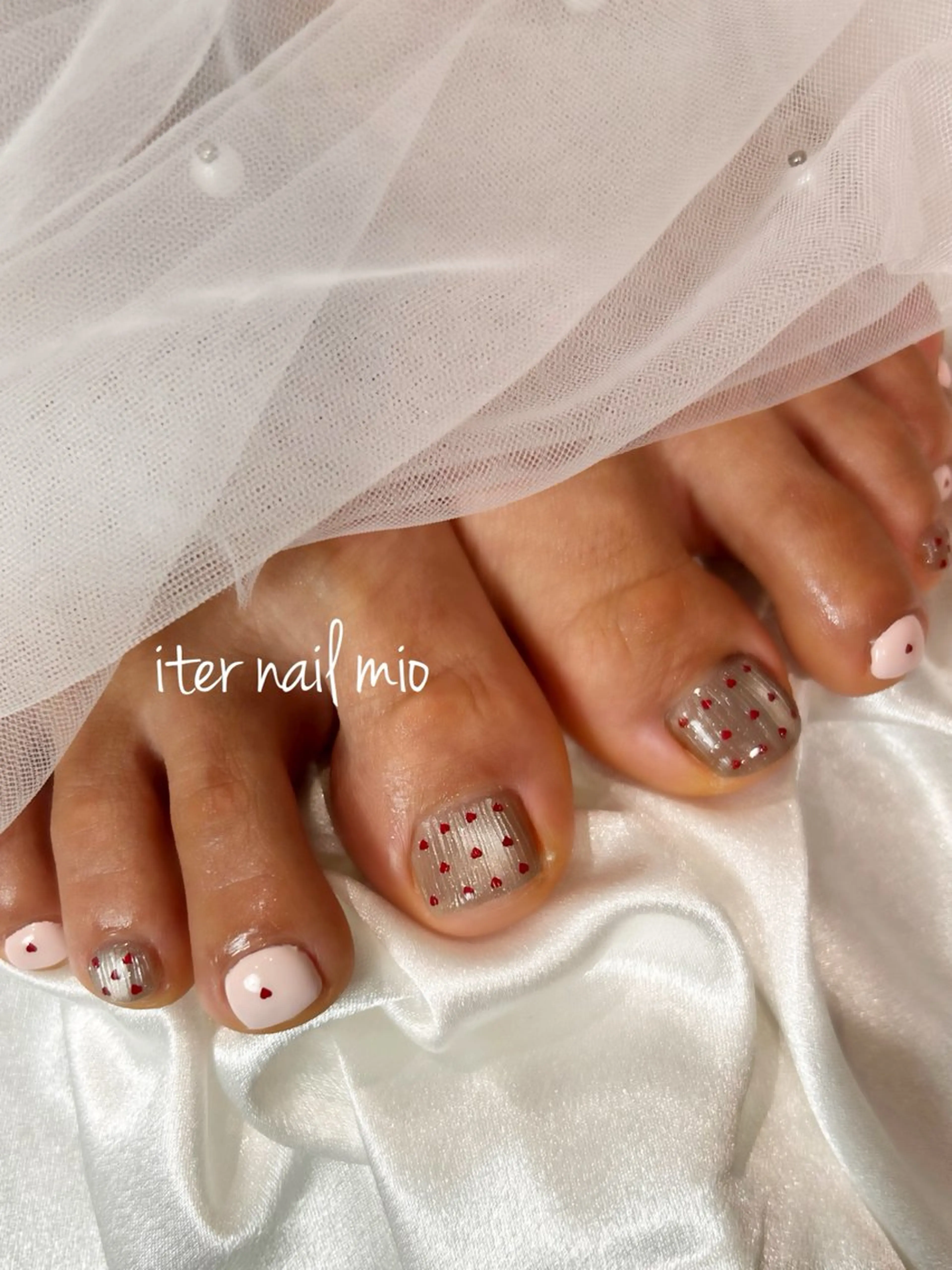 ネイル フットネイル ITER mioのネイルデザイン