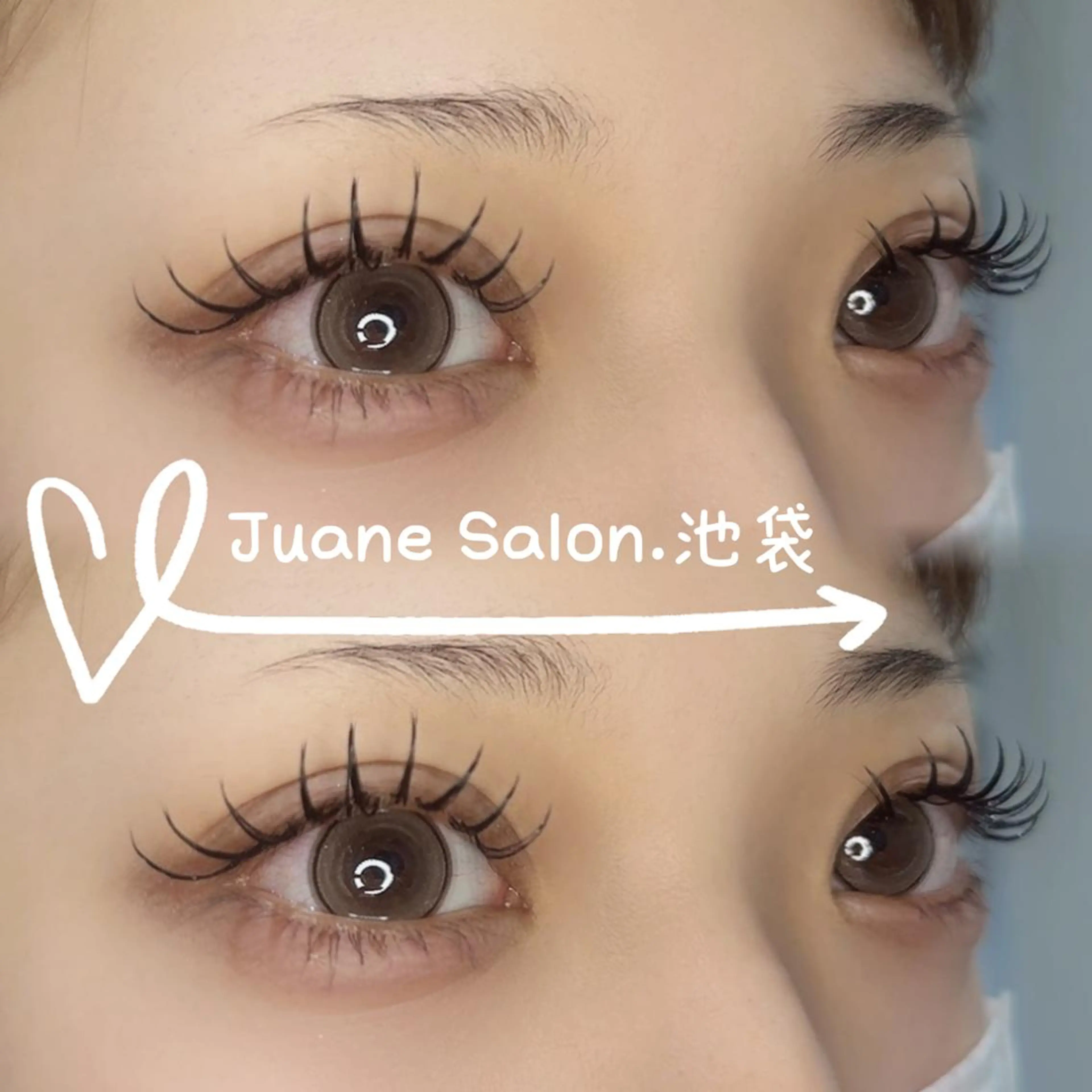 マツエク・マツパ juane salonのマツエク・マツパデザイン