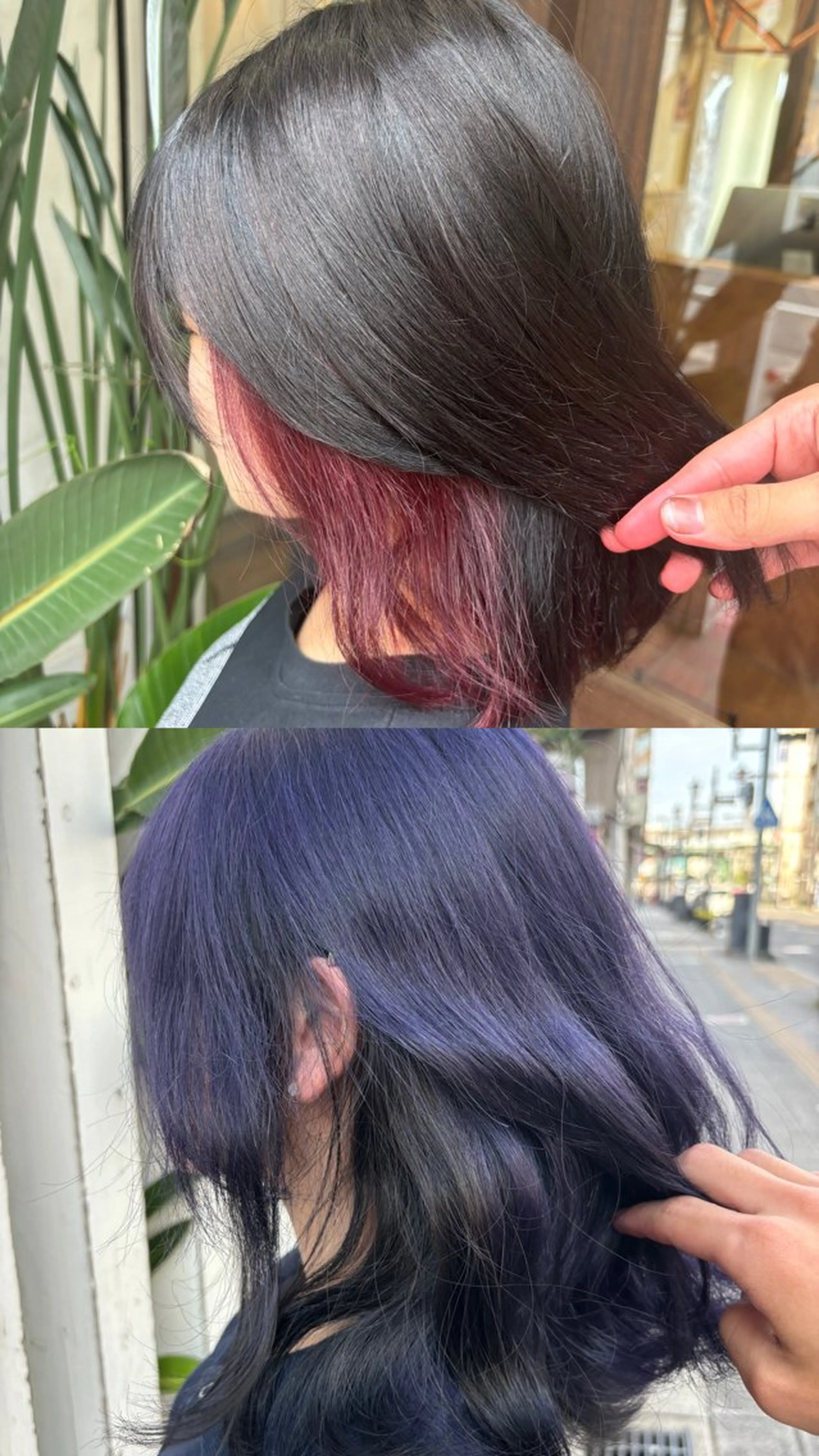 ロング カラー 大島 溜冬のヘアスタイル