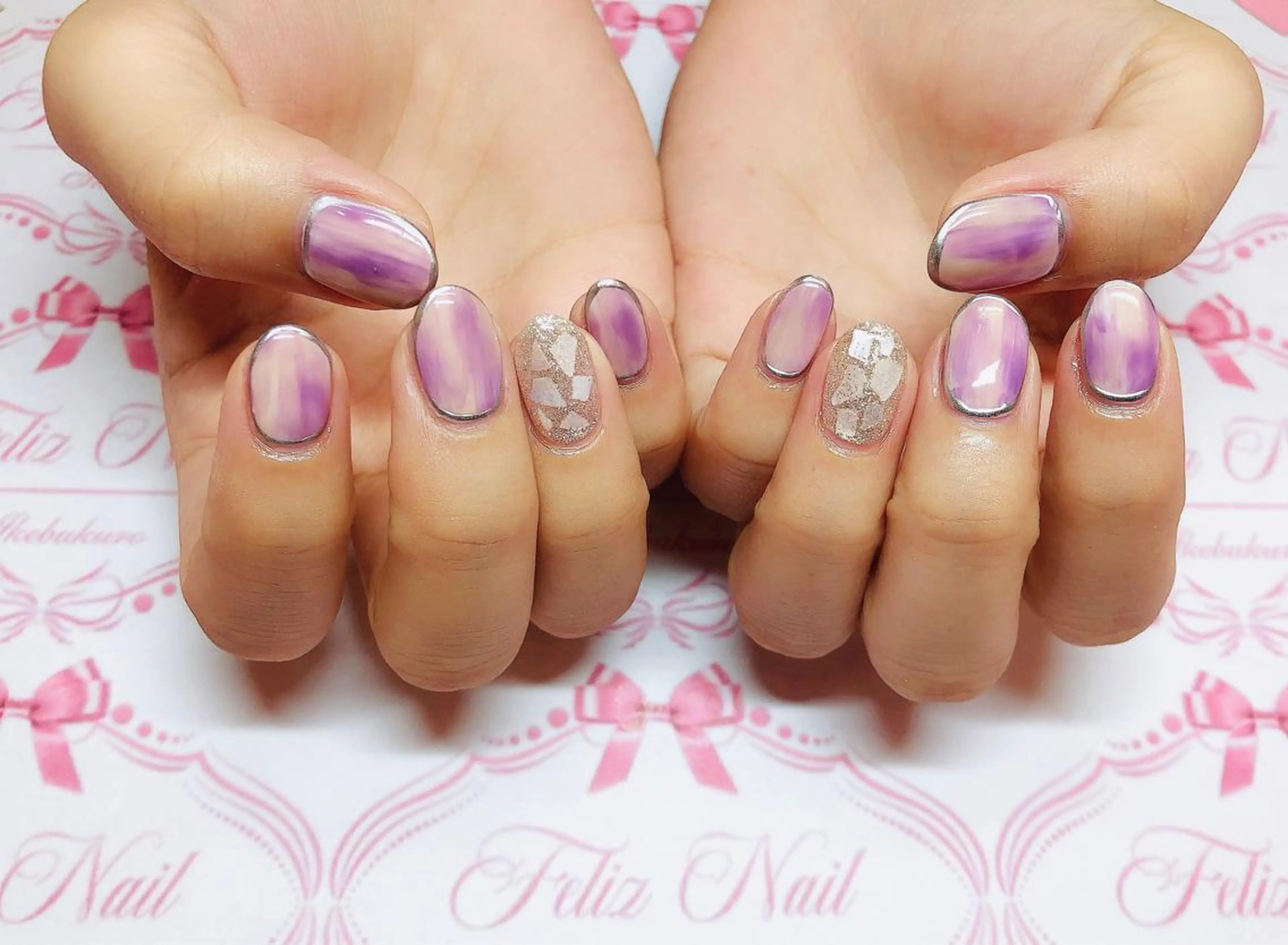 ネイル ジェルネイル ニュアンスネイル パラジェル ハンドネイル ユキカ （ネイリスト）のネイルデザイン