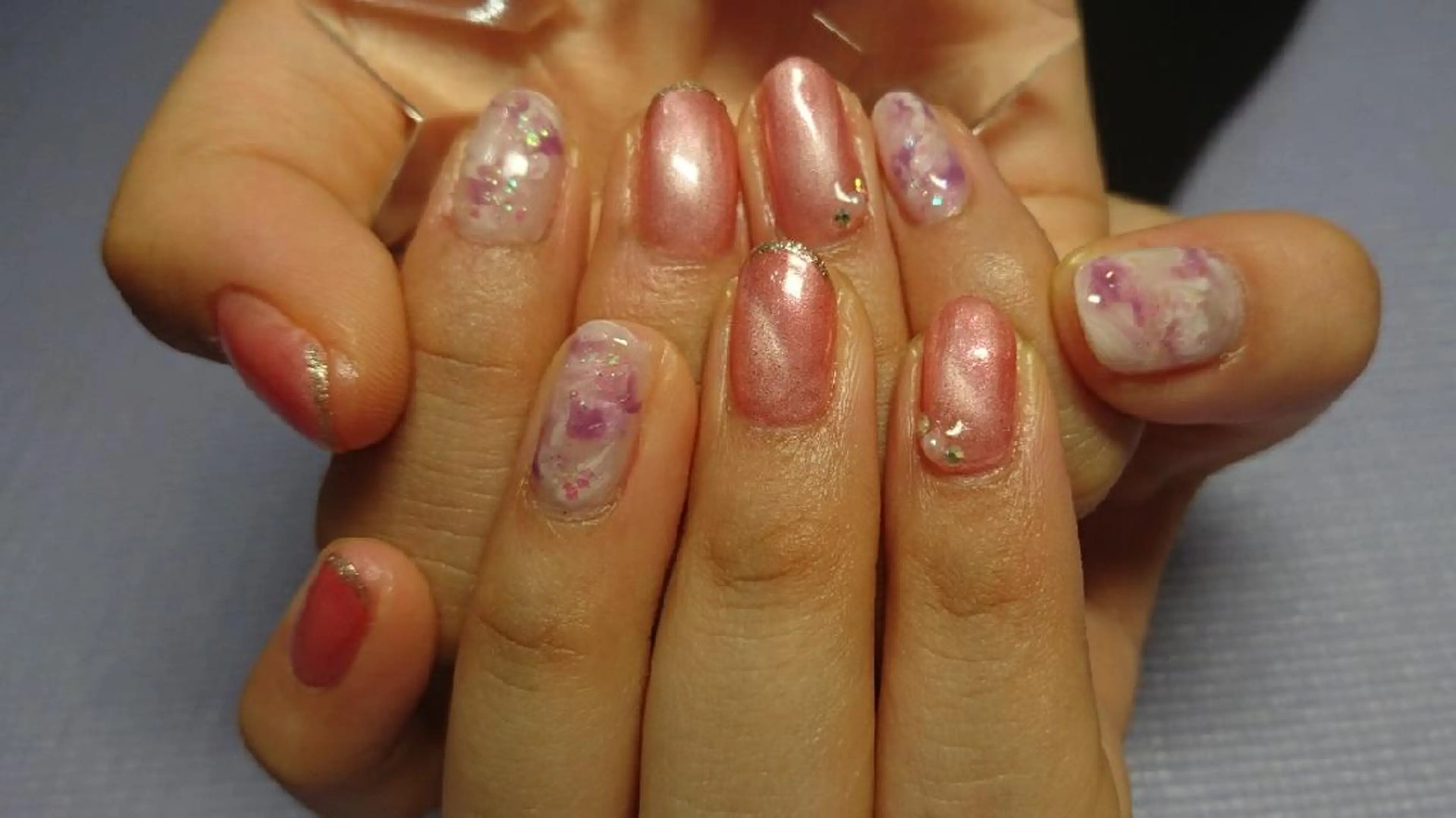 ネイル 大理石ネイル(マーブル) 平野 亜季のネイルデザイン