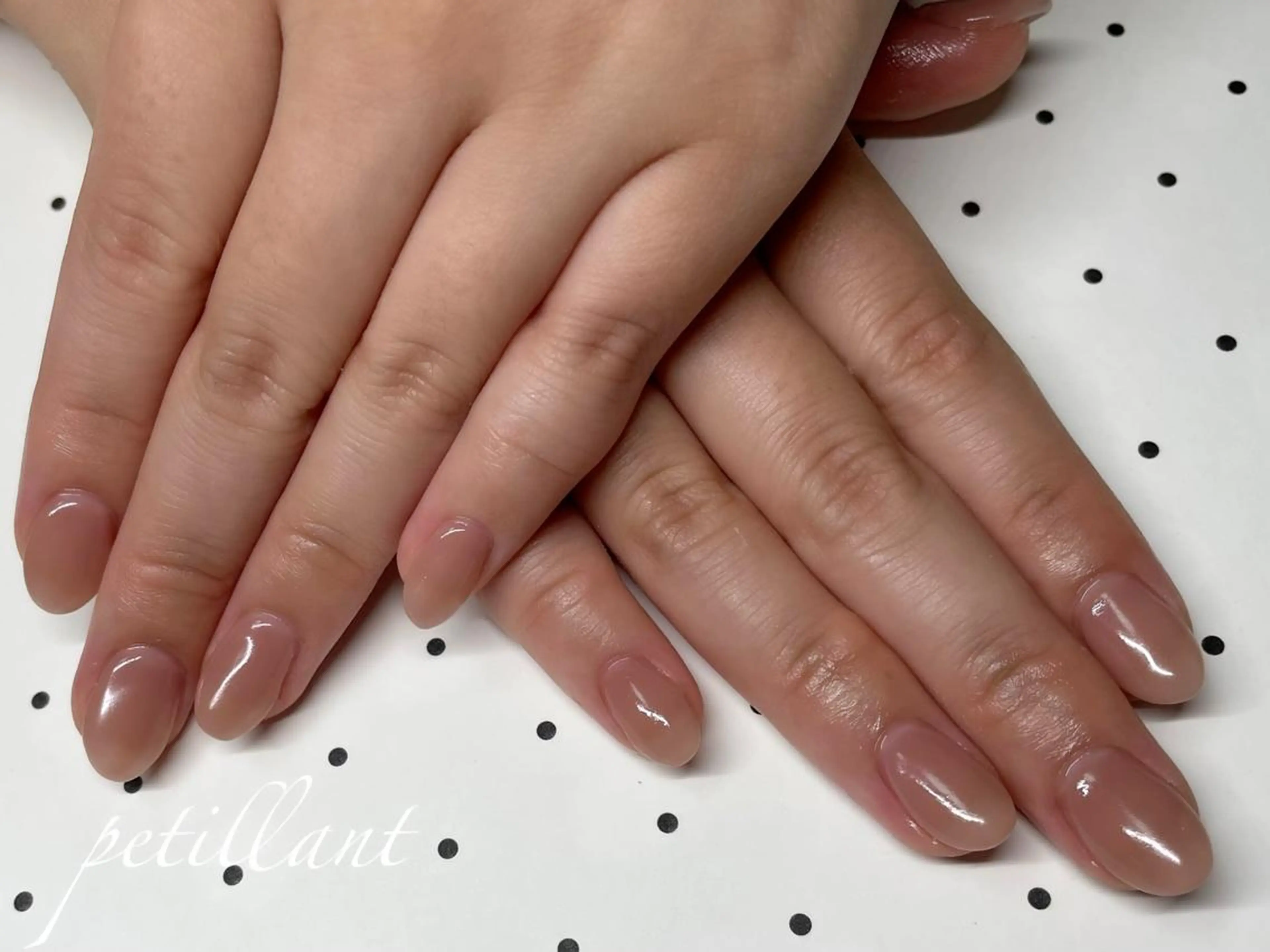 ネイル 長さ出し ハンドネイル ハンドケア nail salon petillantのネイルデザイン