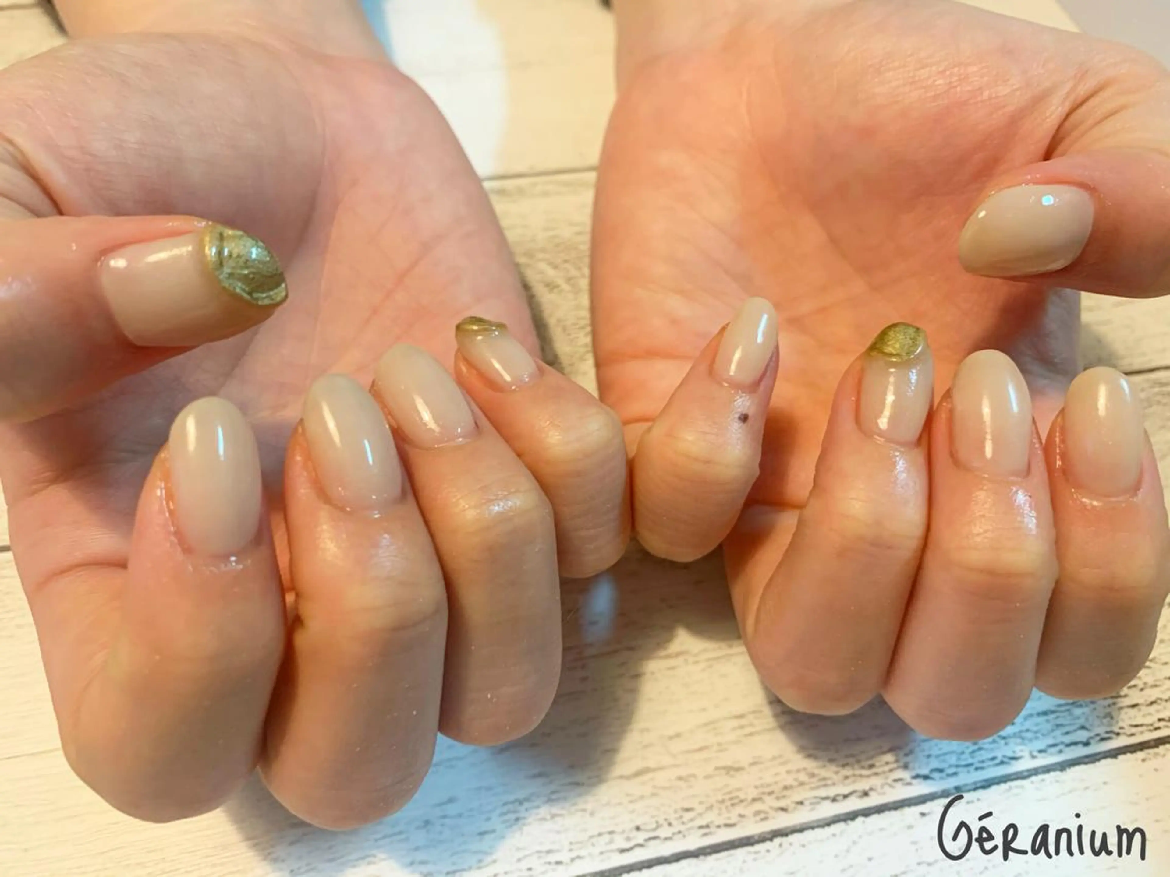 ネイル アートネイル ハンドネイル フットネイル GéRanium Harukaのネイルデザイン