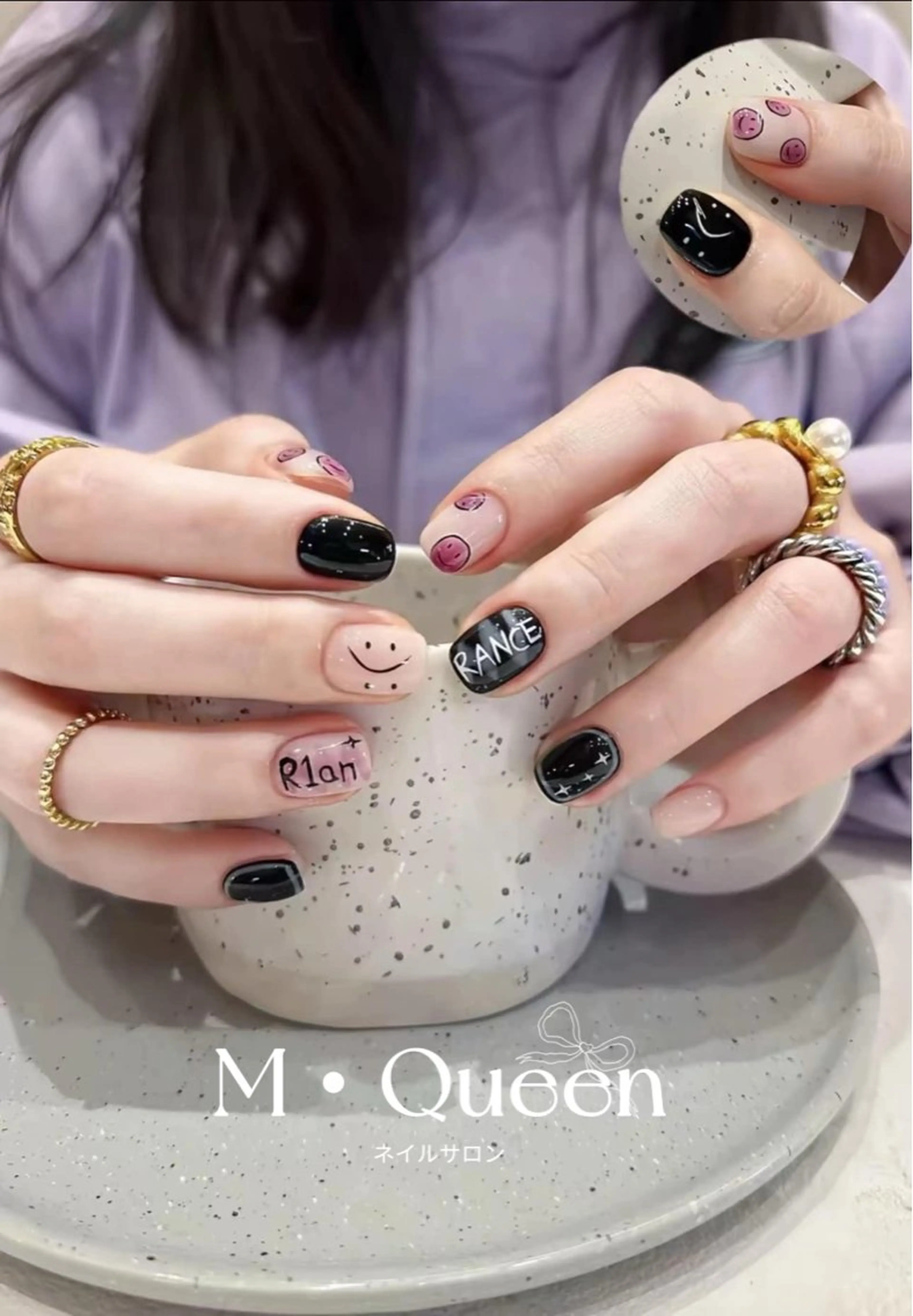 ネイル MQueen ネイルサロンマルのネイルデザイン