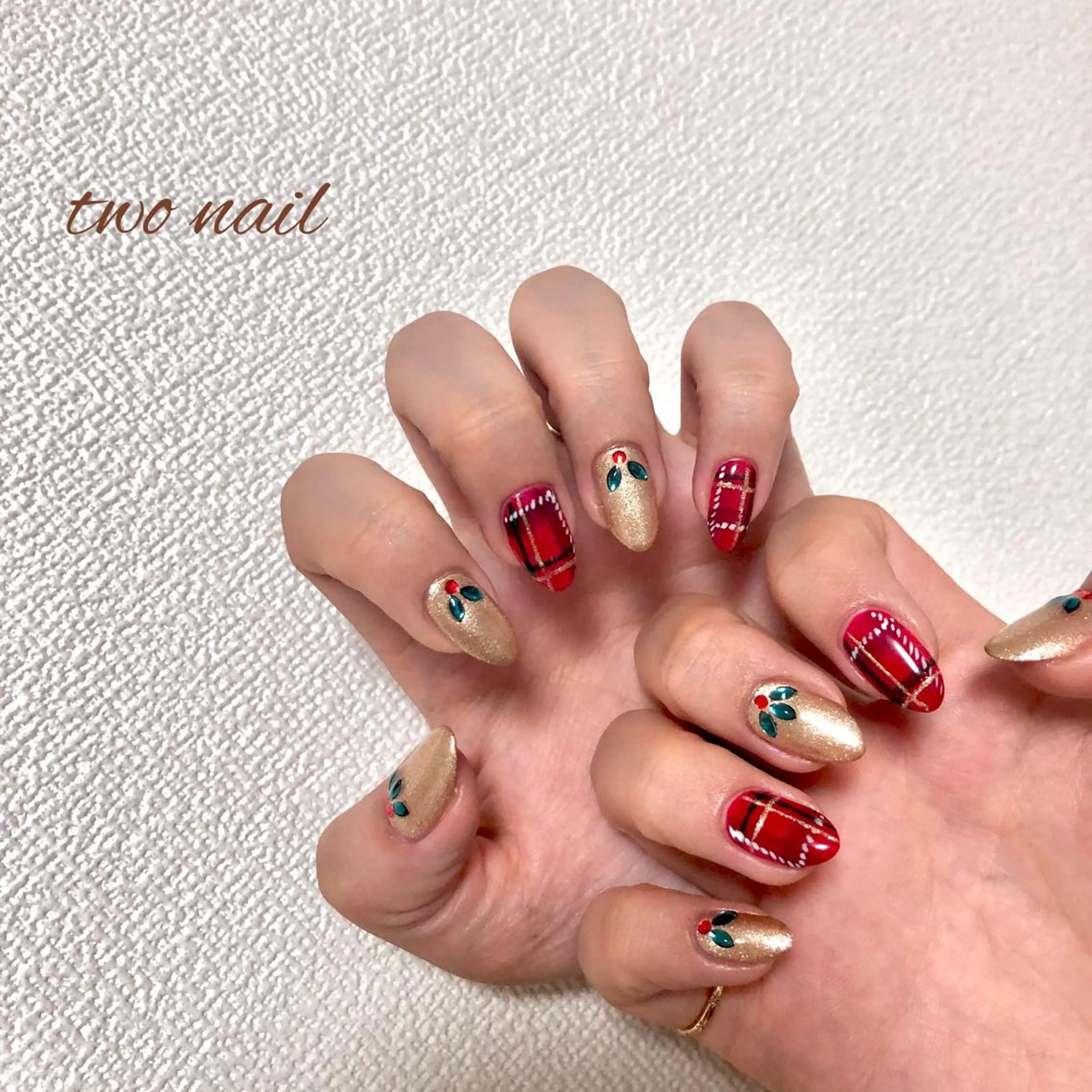 ネイル アートネイル フットネイル ハート ニュアンスネイル two nailのネイルデザイン