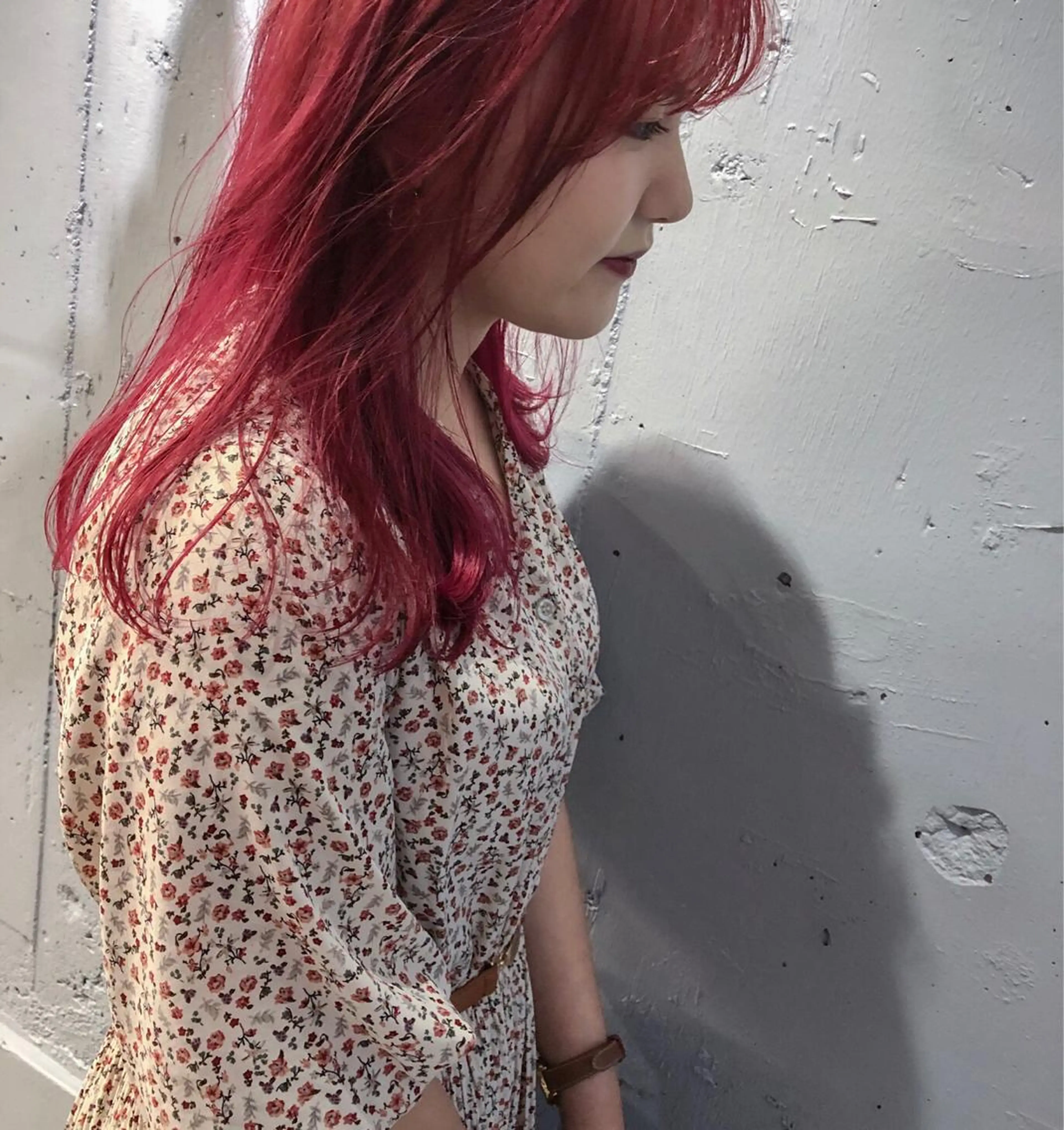 ロング ヘアカラー nessヤマサキ リュウタのヘアスタイル