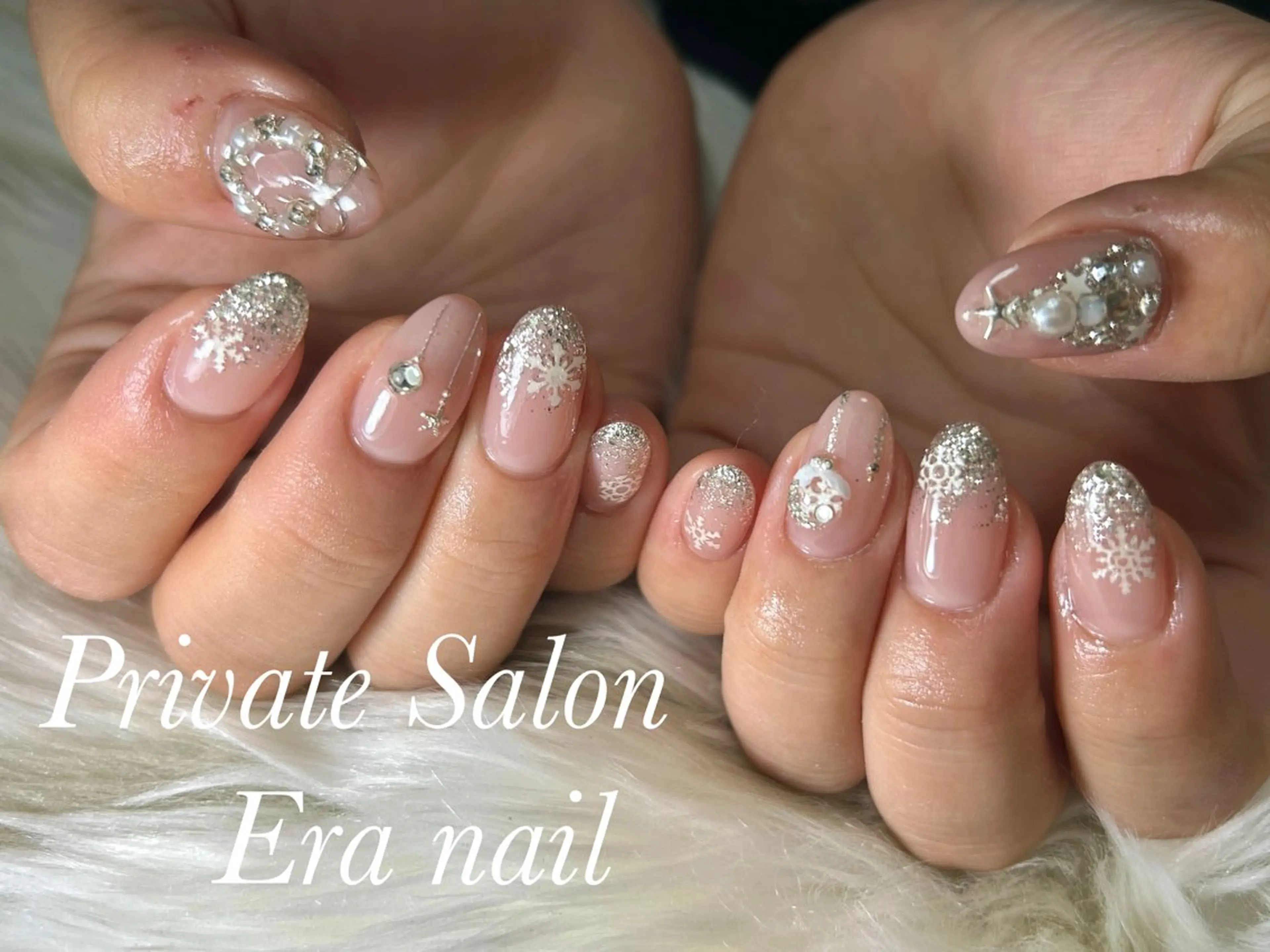 ネイル 冬ネイル クリスマス Era nailのネイルデザイン