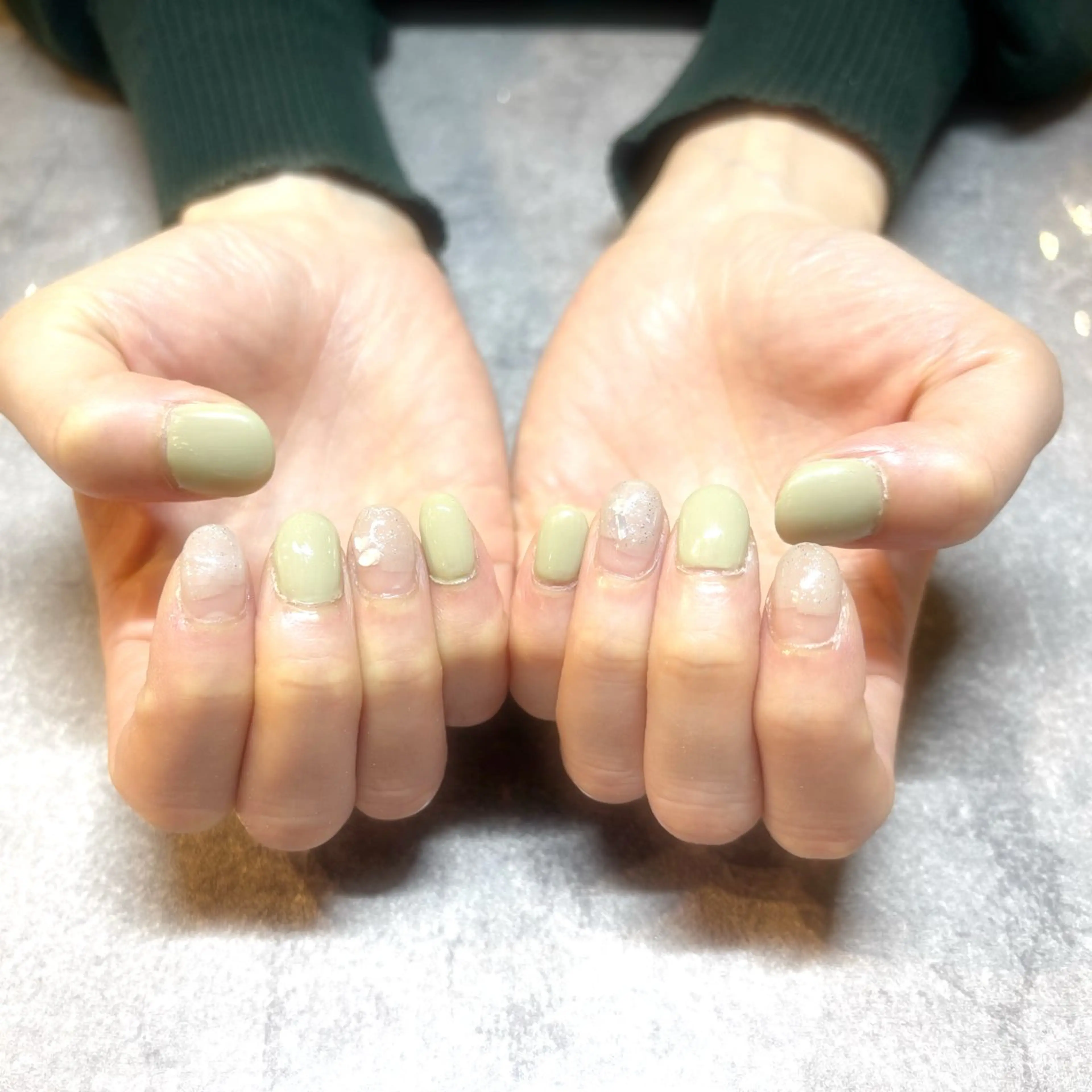 ネイル ニュアンスネイル オフィスネイル ハンドネイル りな 🐵🍌💅のネイルデザイン