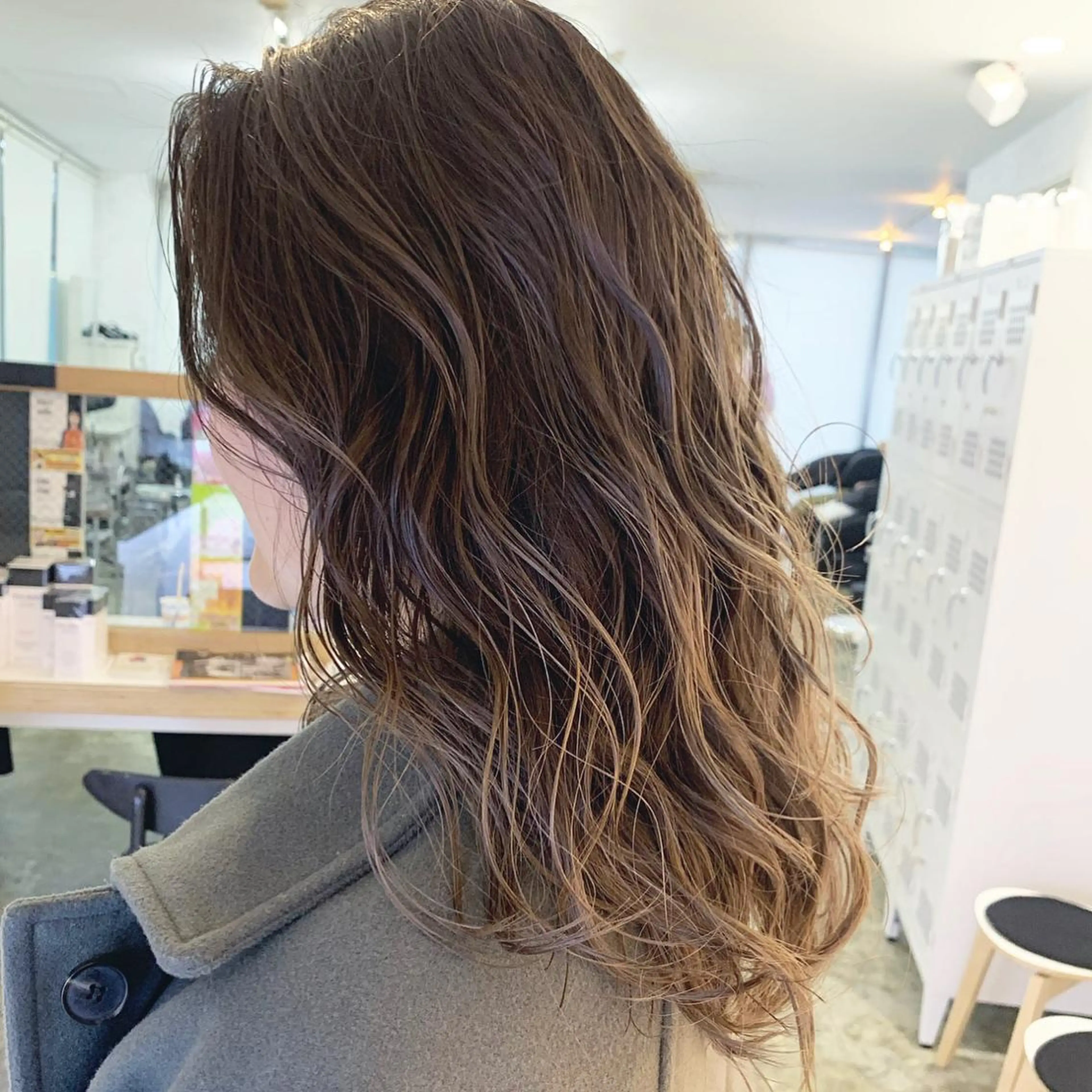 ロング カラー グラデーションカラー 渋谷ブリーチカラー 韓国ヘアyuikoのヘアスタイル