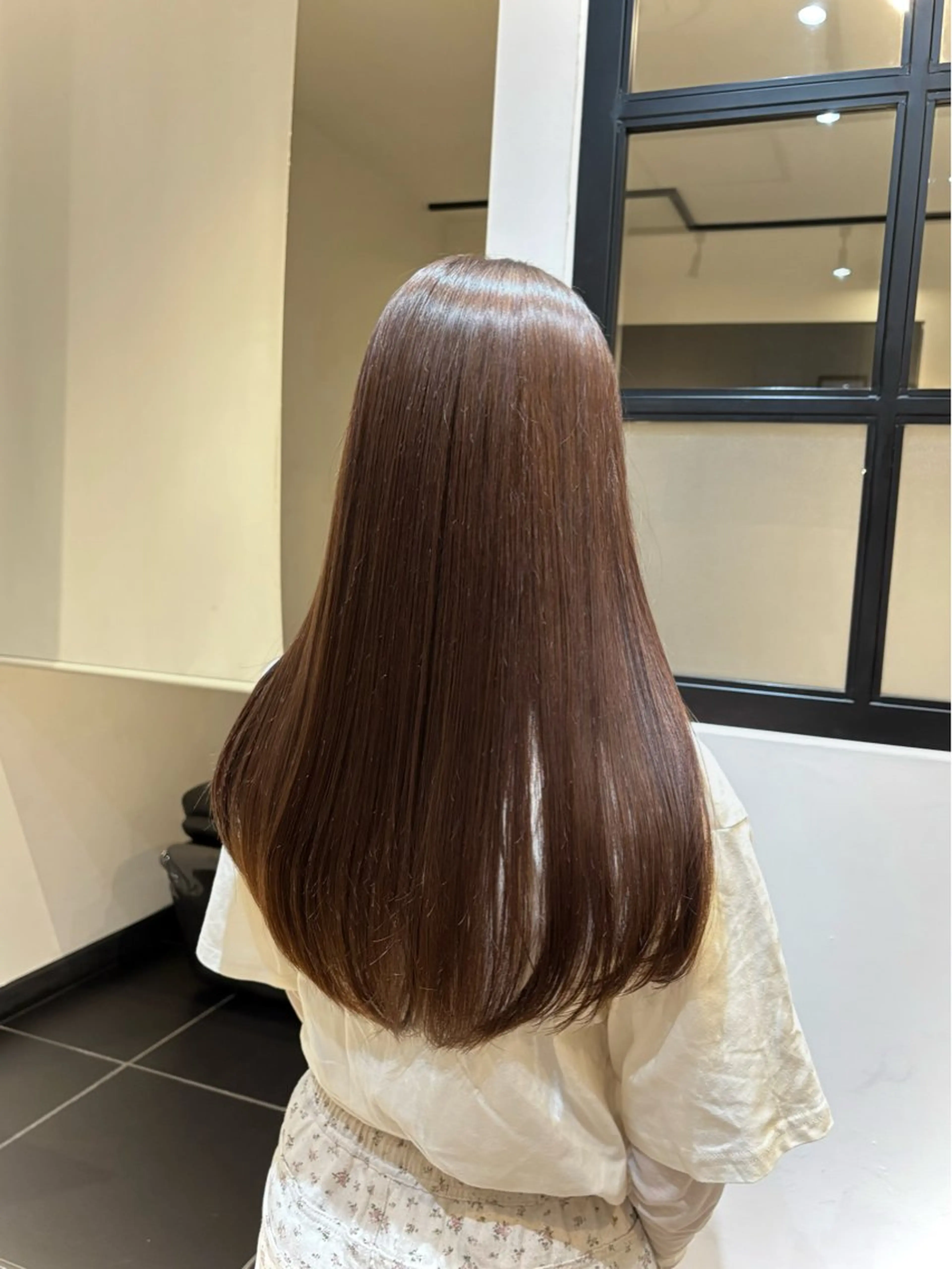 ロング カラー ヘアカラー トリートメント 🪽MiYU🪽 艶カラー⁎⁺˳✧のヘアスタイル