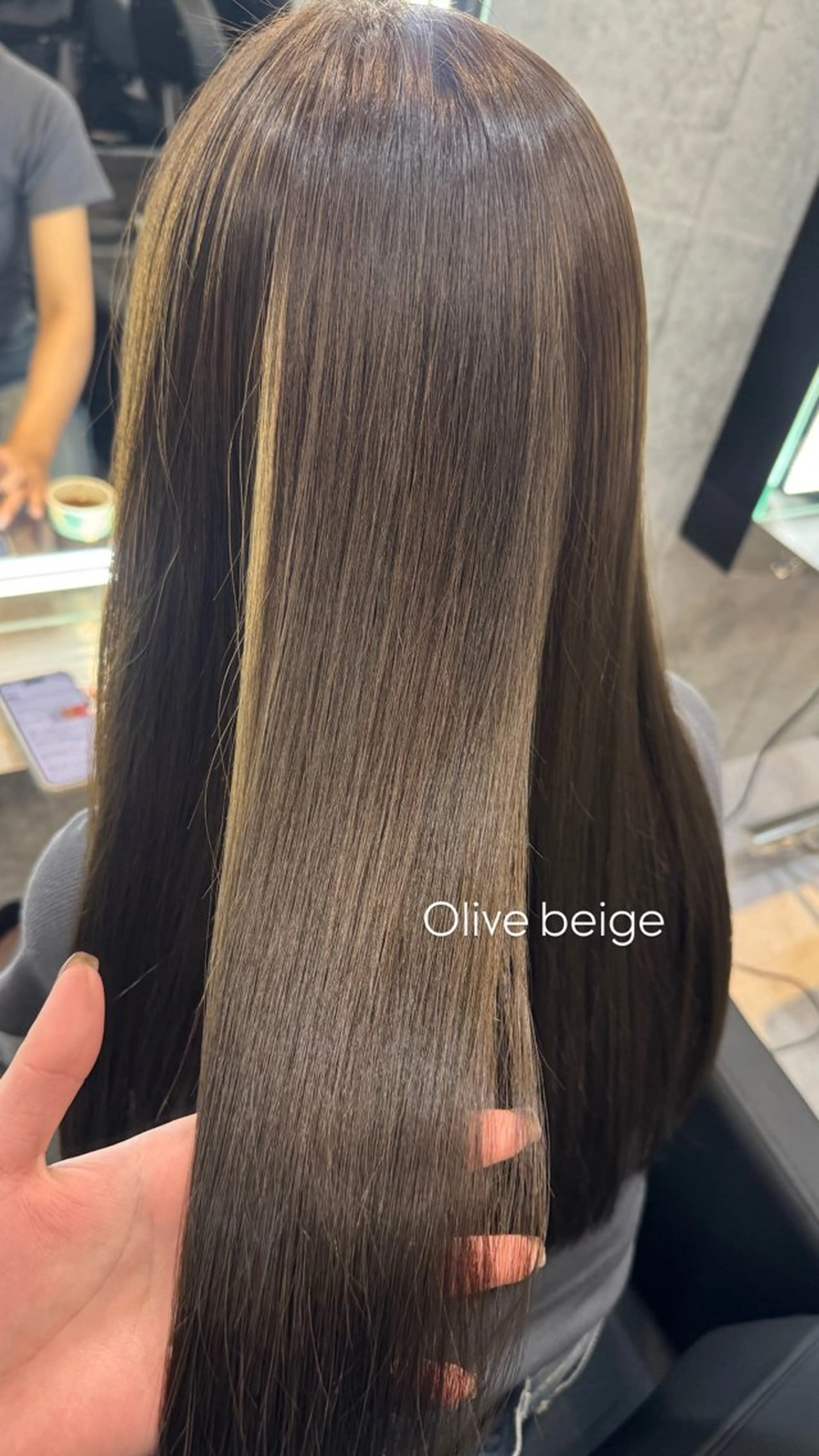 ロング カラー カット ヘアカラー トリートメント momoka🩶 艶カラー‪𓈒𓏸のヘアスタイル