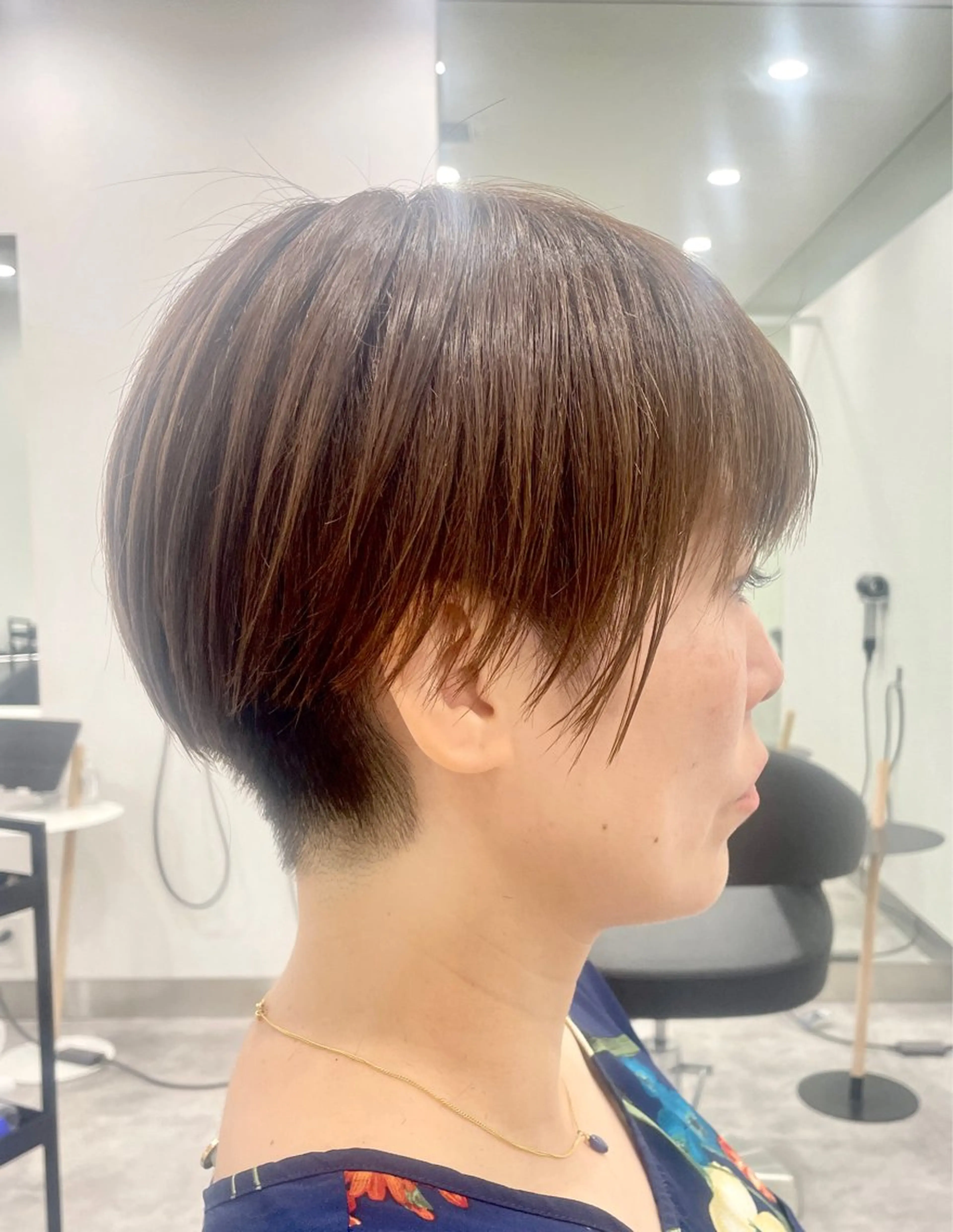 ショート ヘアアレンジ ボブ 韓国風ヘア レイヤーカット 💝似合わせカット& カラーＵｒｕｎａ💝のヘアスタイル