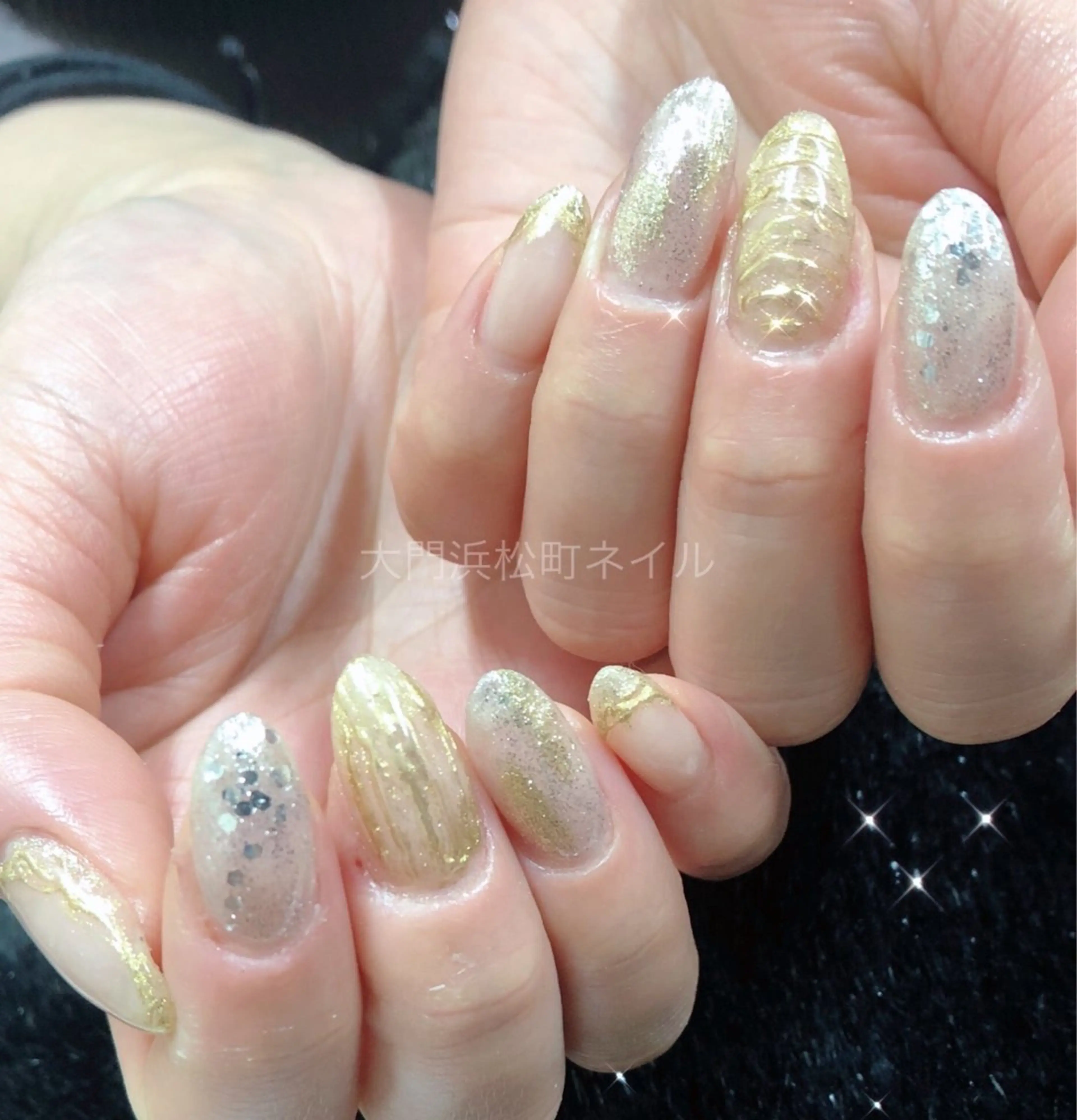 ネイル ボルドー 成人式 フレンチネイル ガラスフレンチ マグネットネイル 大門浜松町 ネイルのネイルデザイン