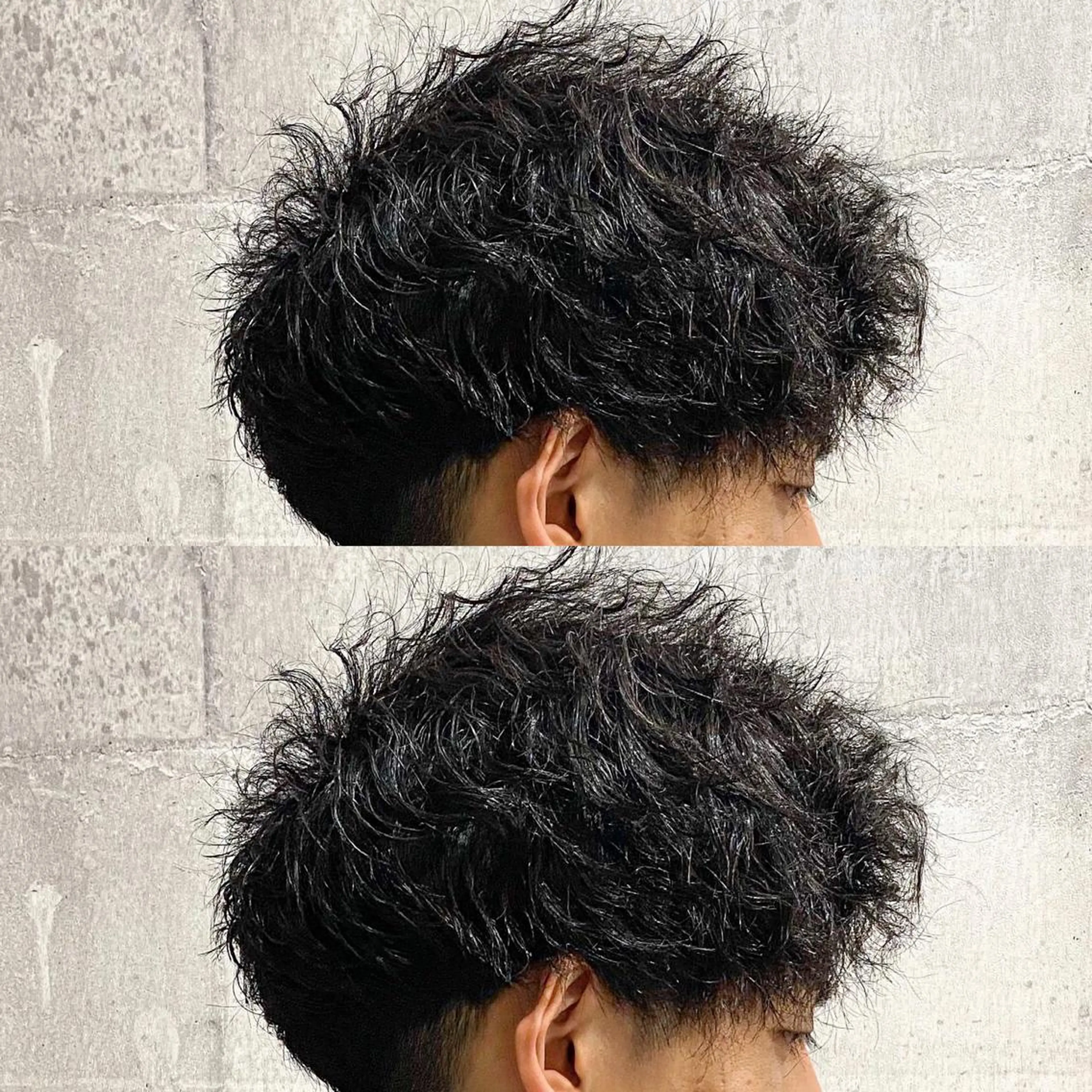 ショート パーマ メンズ 高橋 宏輔のヘアスタイル