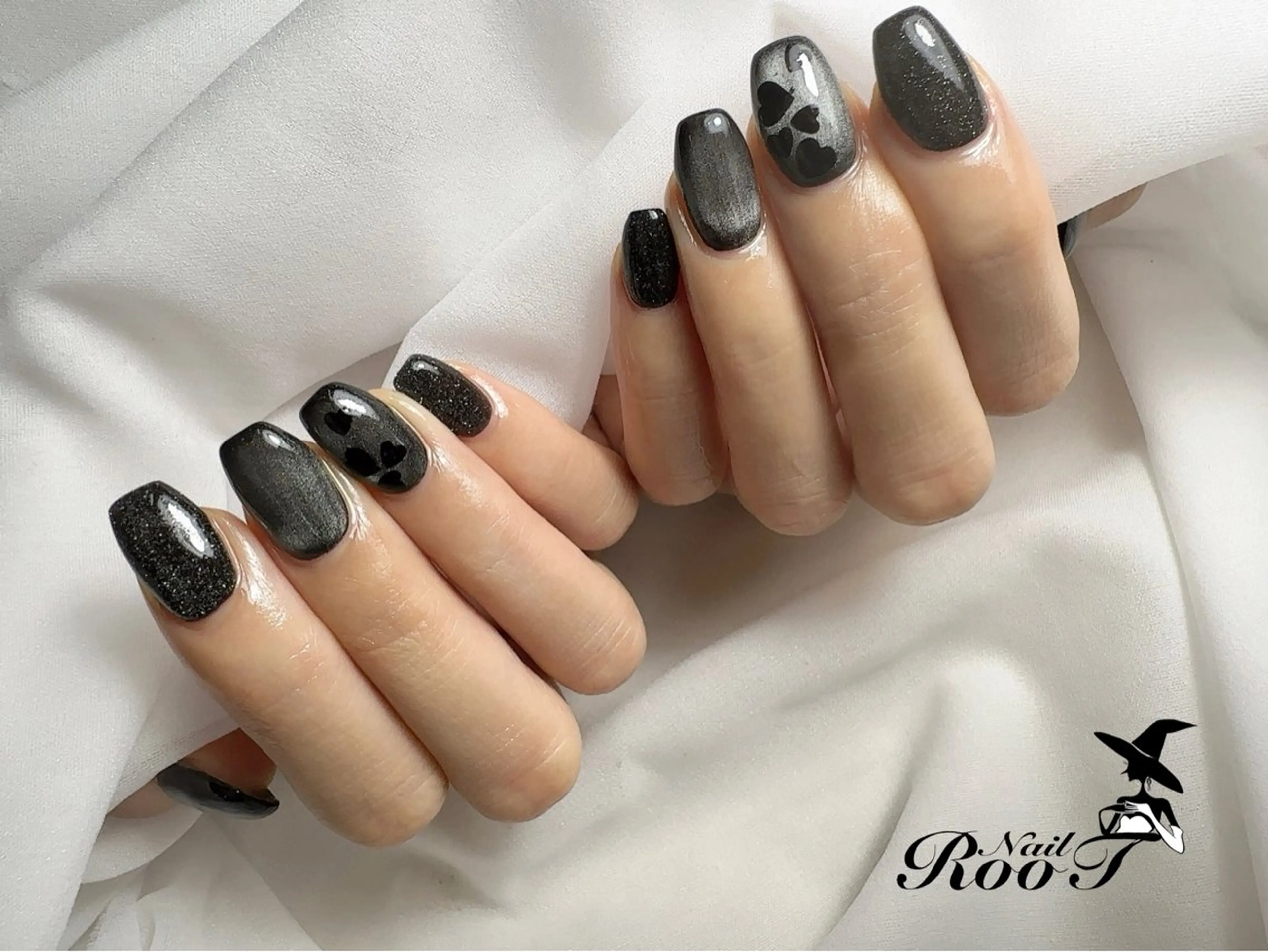 ネイル フラッシュネイル マグネットネイル ハンドネイル RooT Nailのネイルデザイン