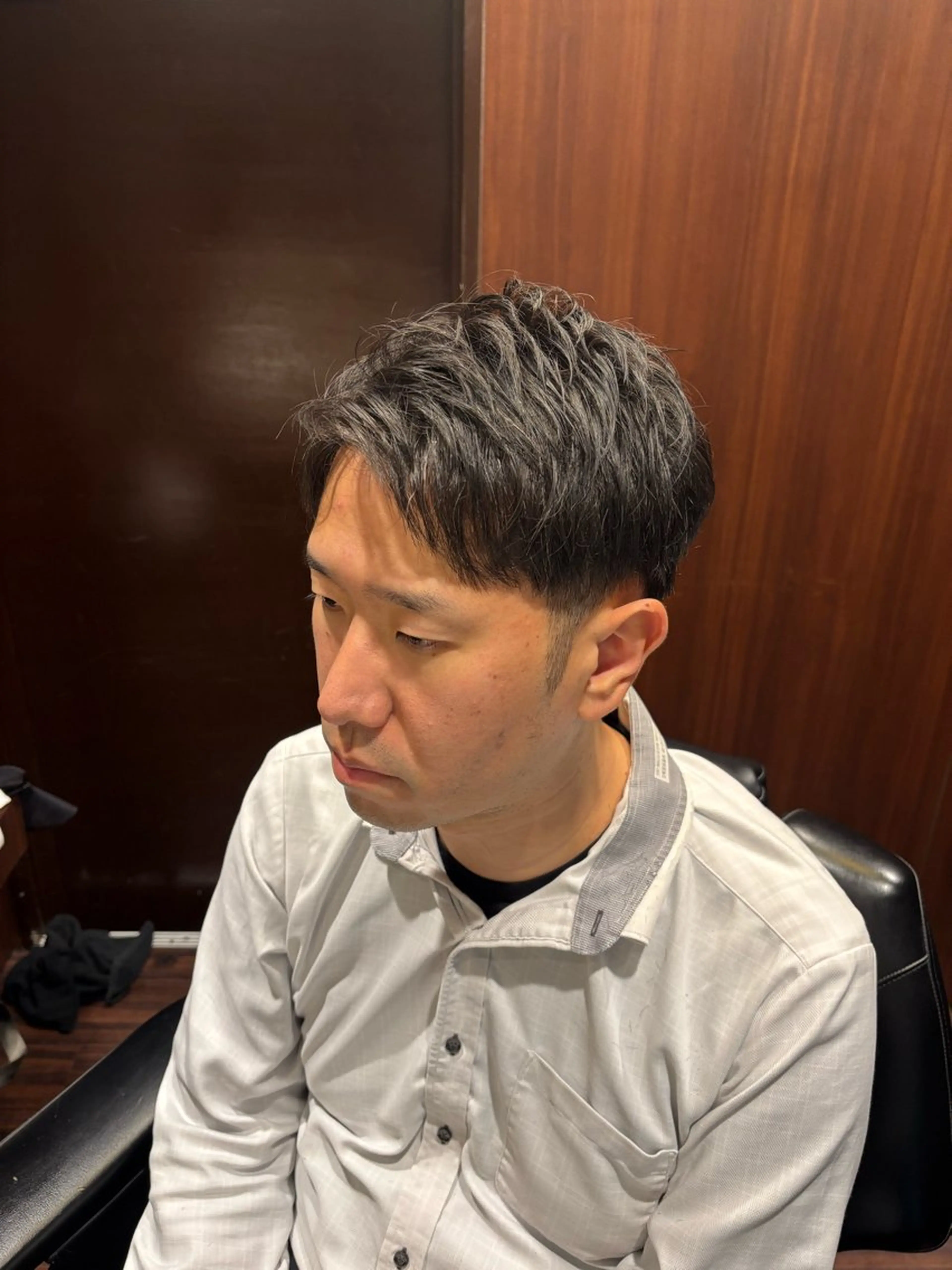 ショート カット 小松 美雄のヘアスタイル