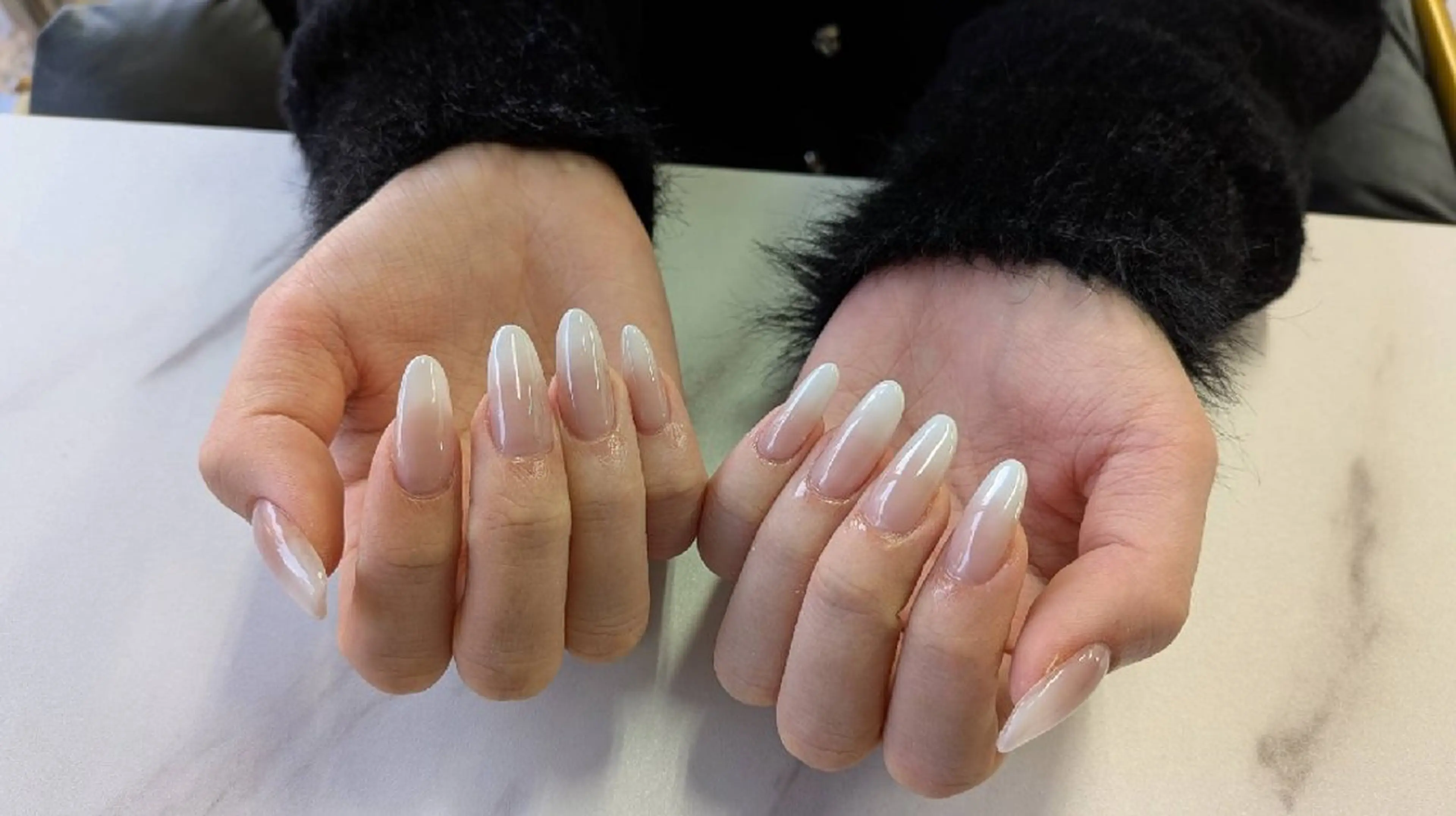 ネイル スカルプネイル ハンドネイル バニーラッシュ Nail. HANAのネイルデザイン
