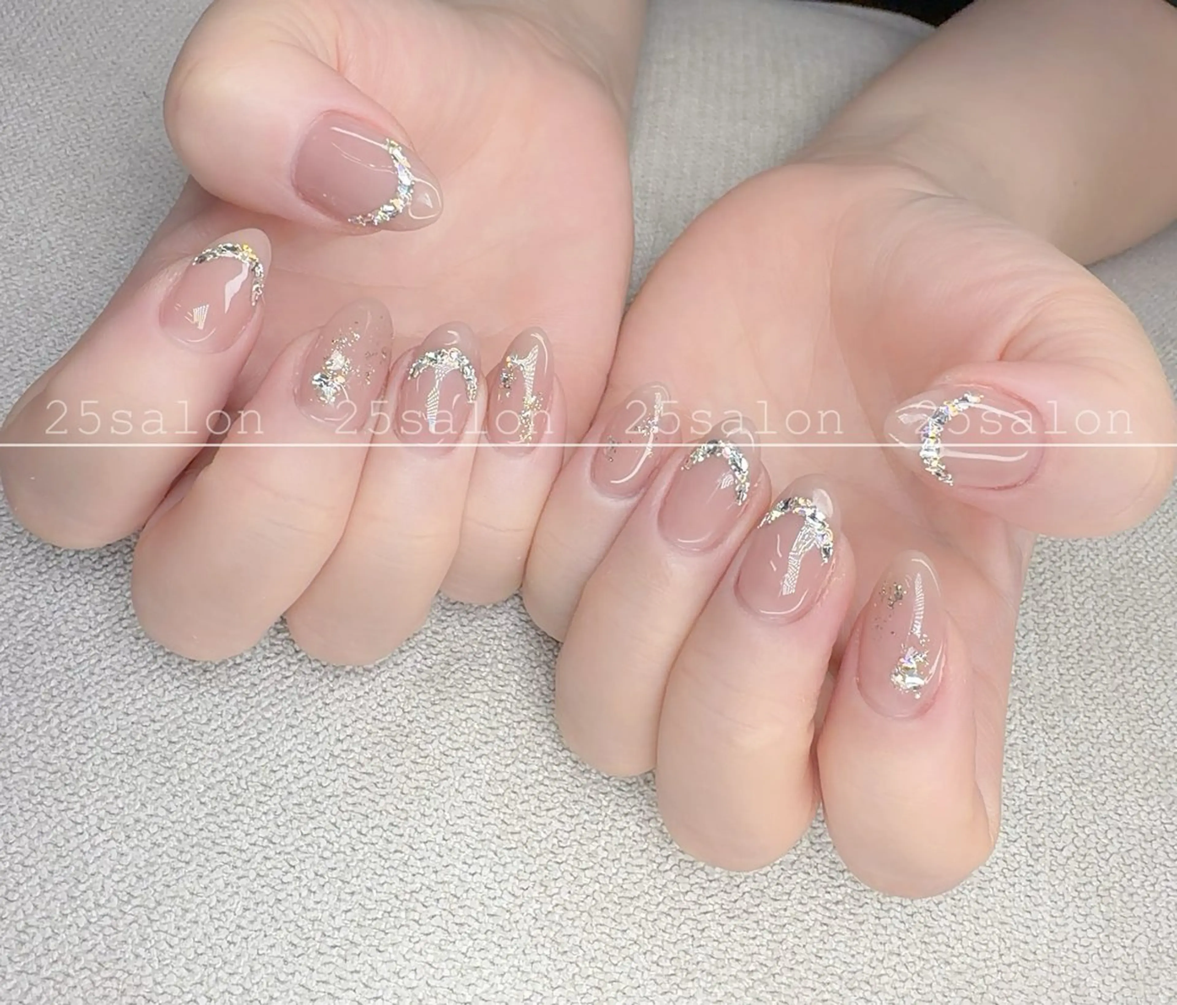 ネイル ジェルネイル 韓国ネイル ニュアンスネイル パラジェル ワンホンネイル 2 5のマツエク・マツパデザイン