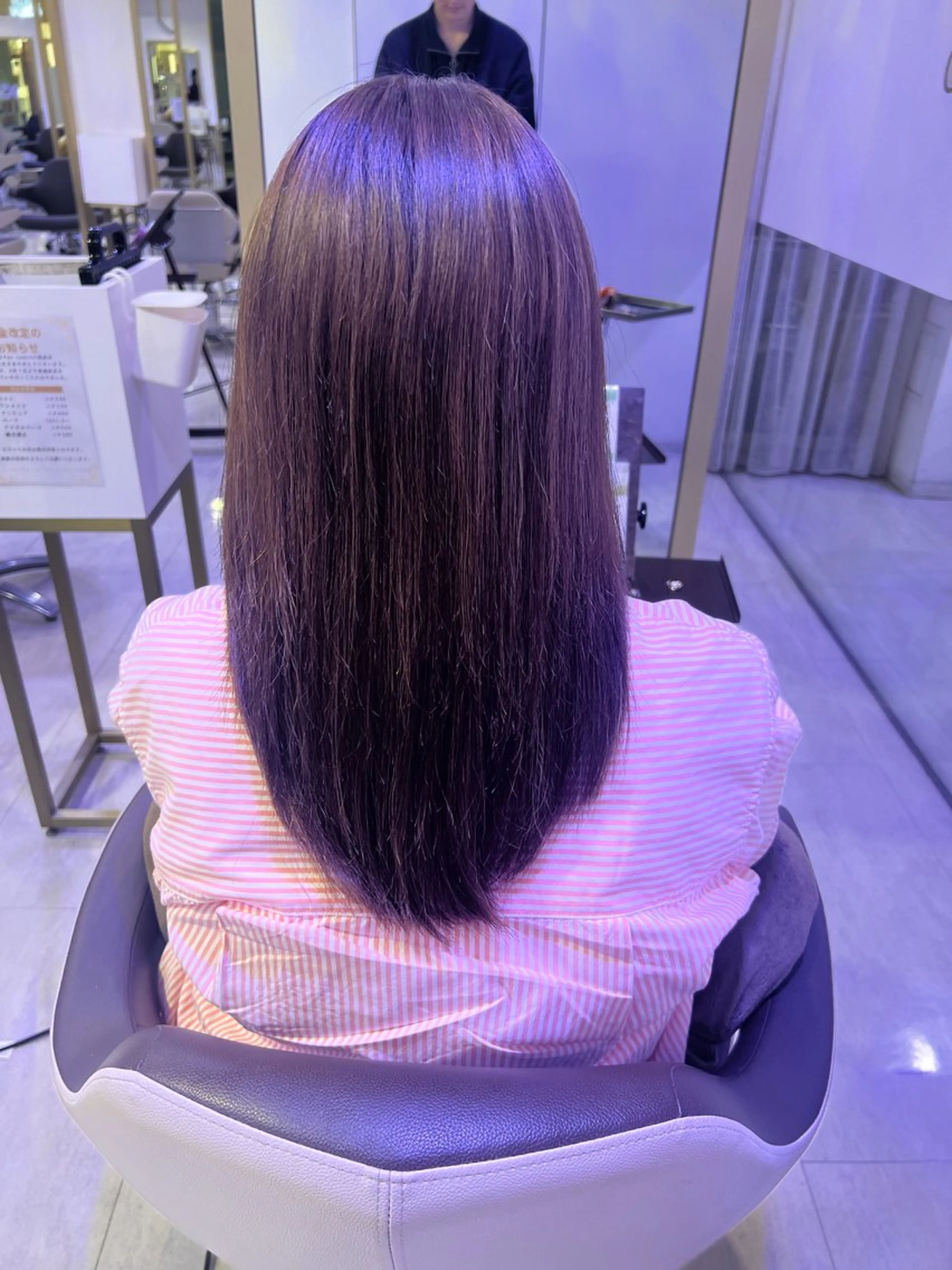 セミロング 秋山 空澄のヘアスタイル