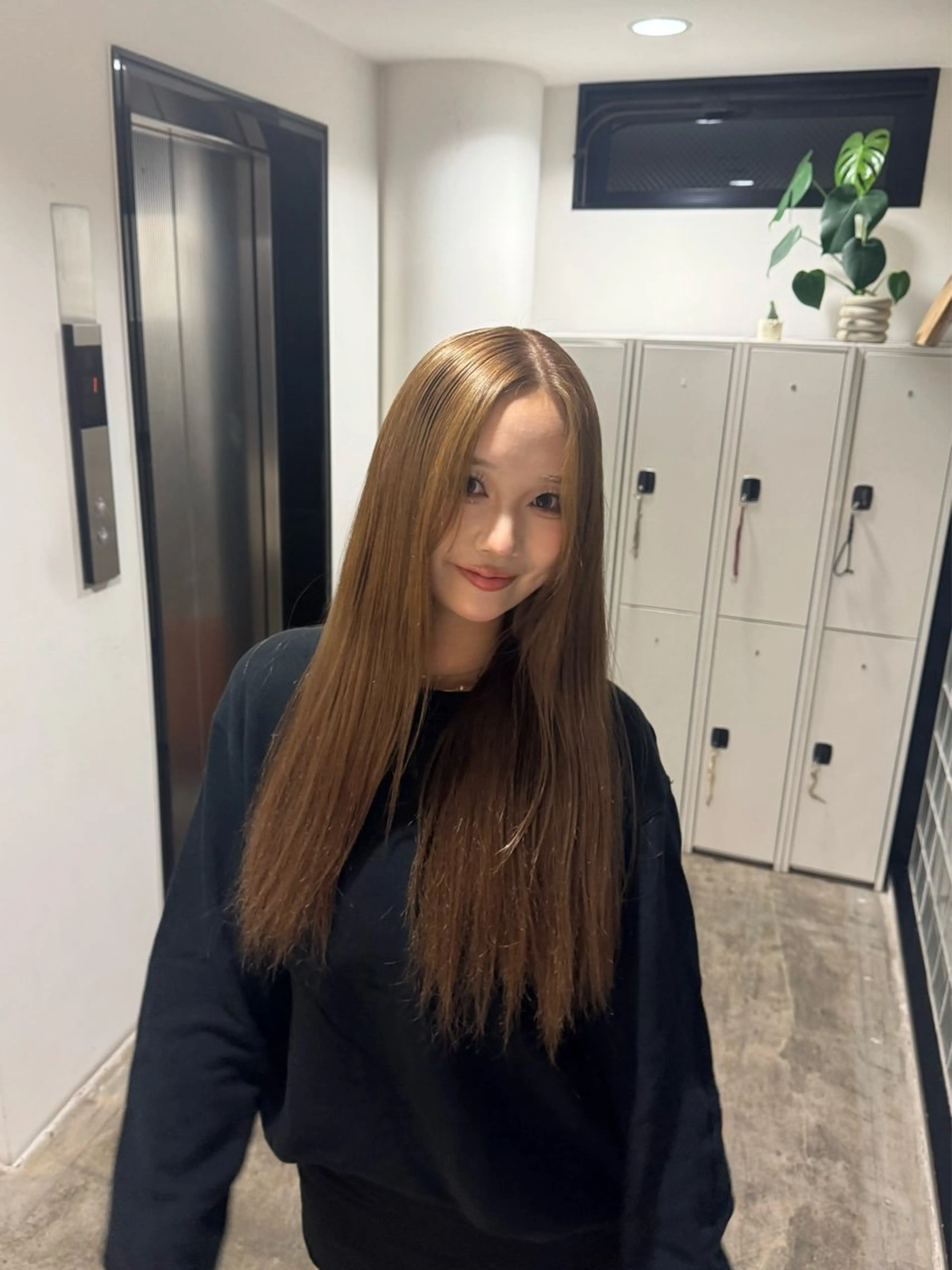 ロング ヘアカラー トリートメント レイヤーカット/ モデル/sayakaのヘアスタイル