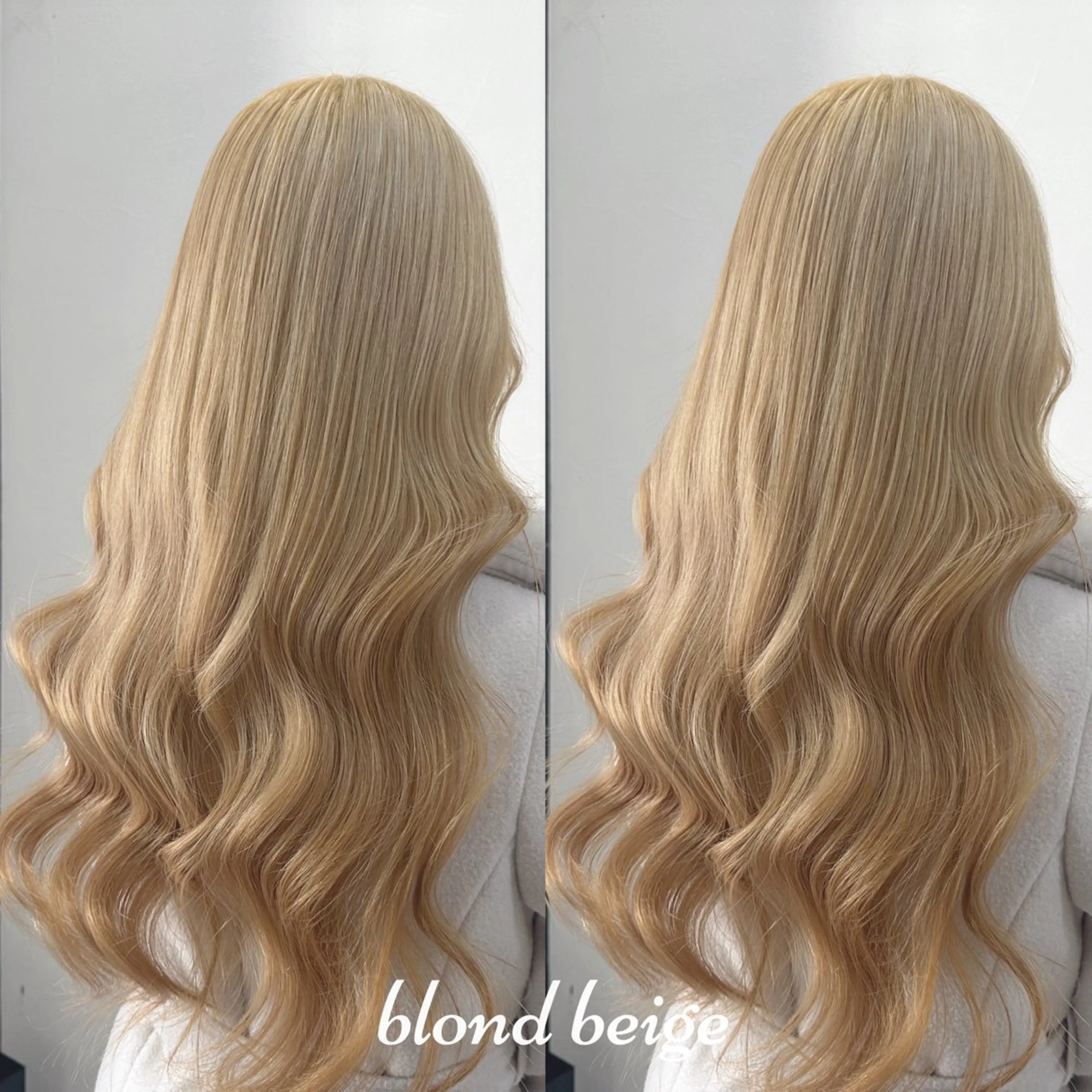 『💜ྀི4月限定💜ྀི』透明感ブリーチオンカラー➕保湿トリートメント✨️⚠️補足欄を必ずご確認ください‼️の写真