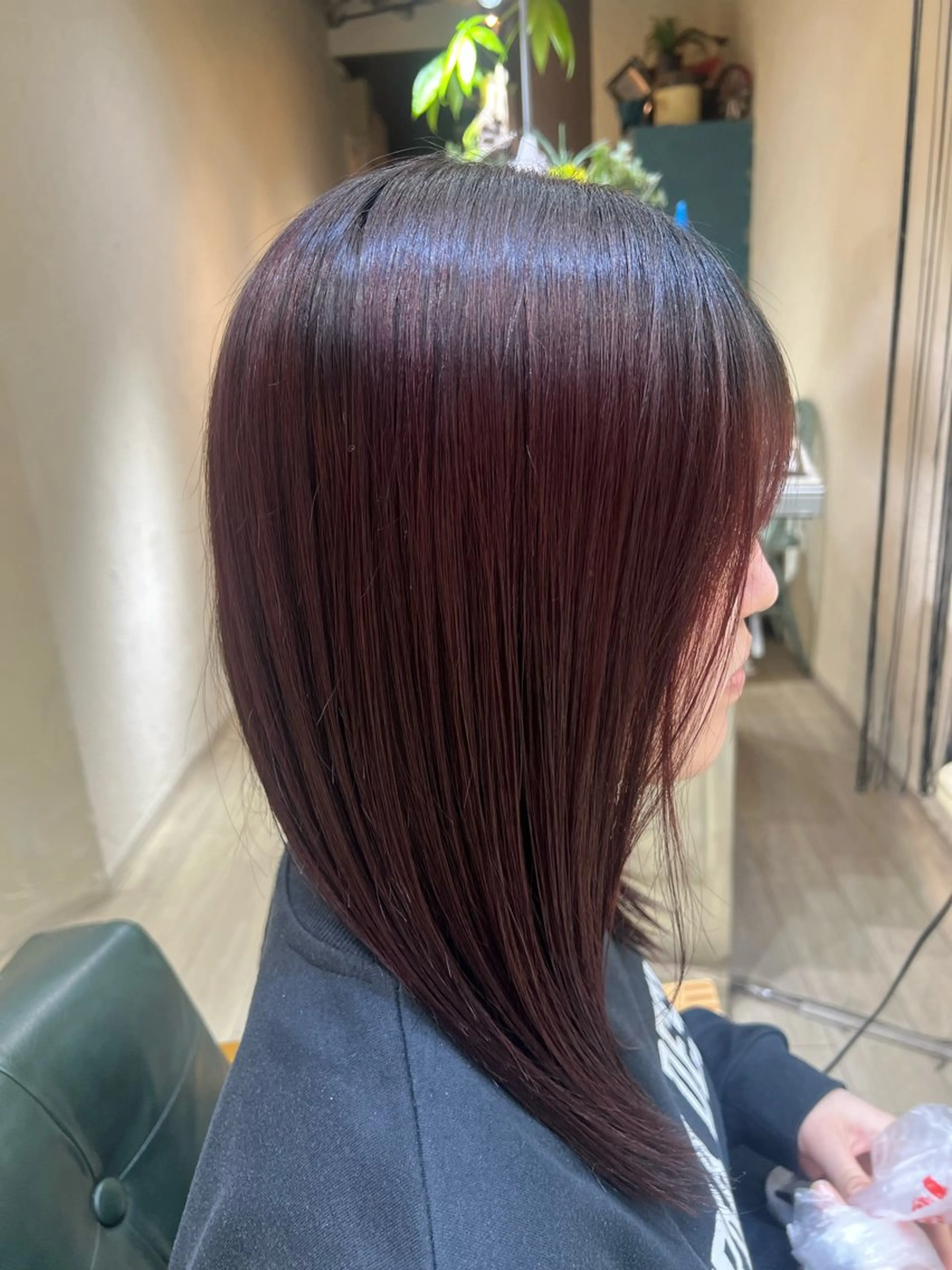 セミロング カラー たけかわ みずきのヘアスタイル